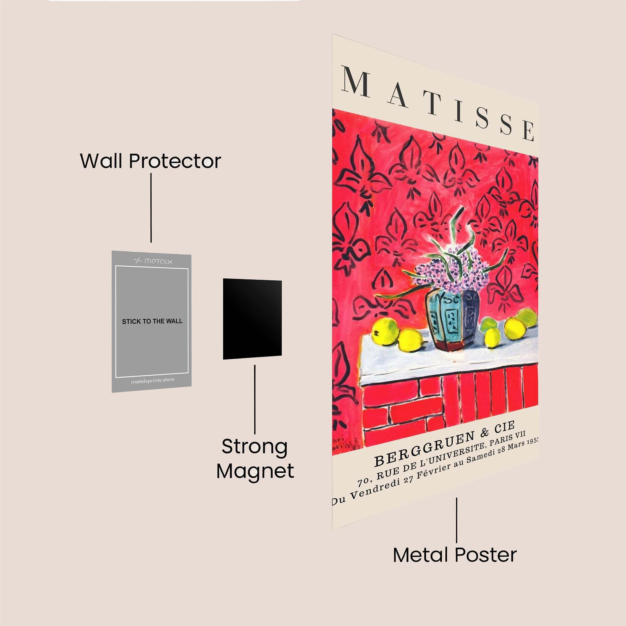 Matisse Muse Safe Wall Magnetic / M