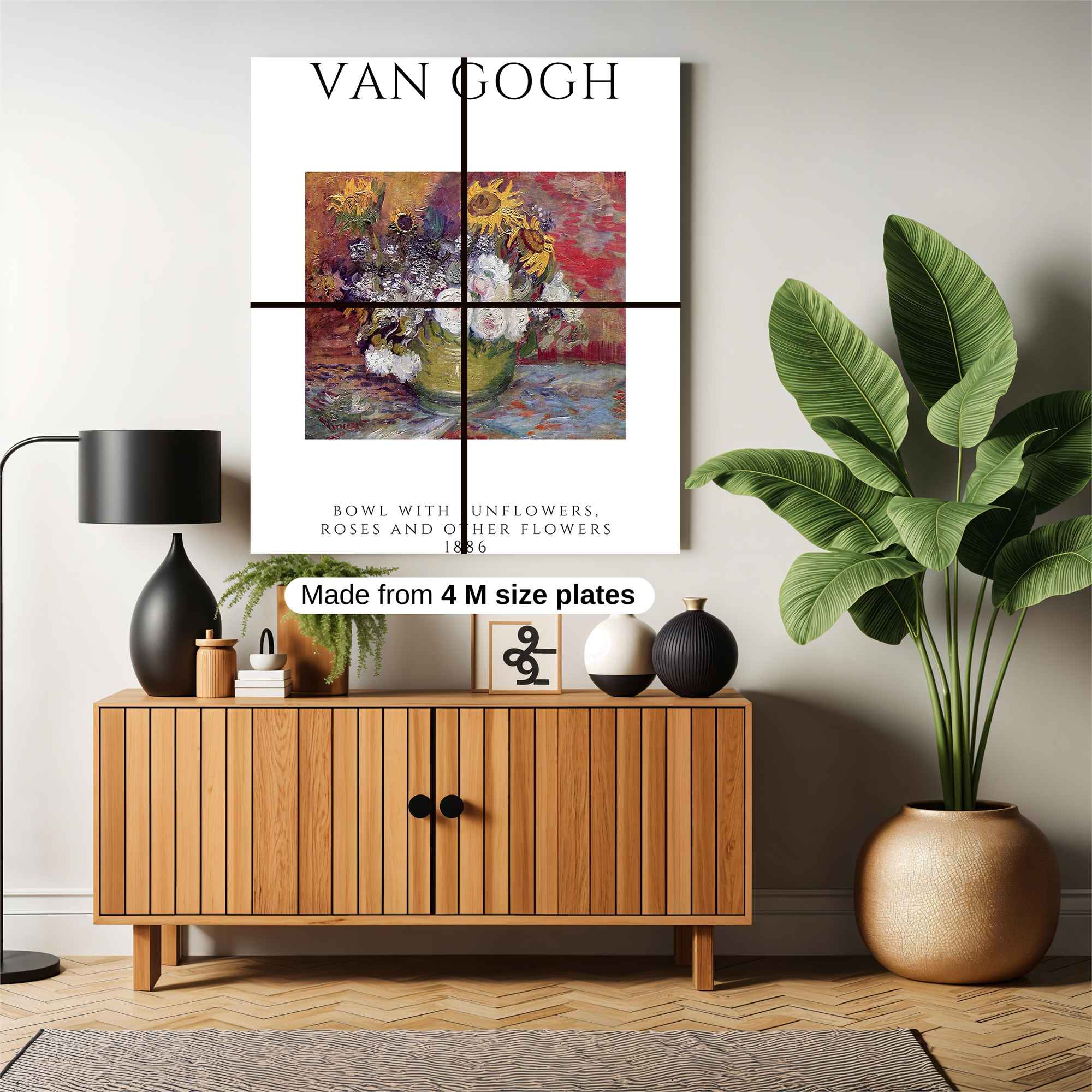Van Gogh Vibrant Safe Wall Magnetic / M