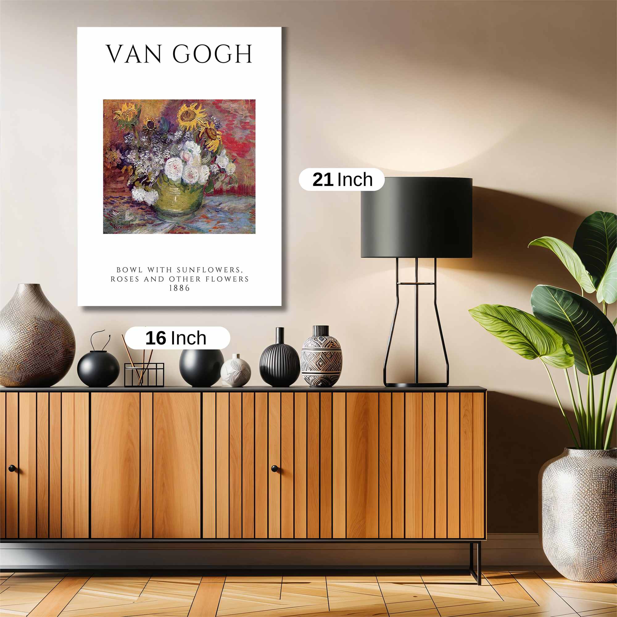 Van Gogh Vibrant Safe Wall Magnetic / M
