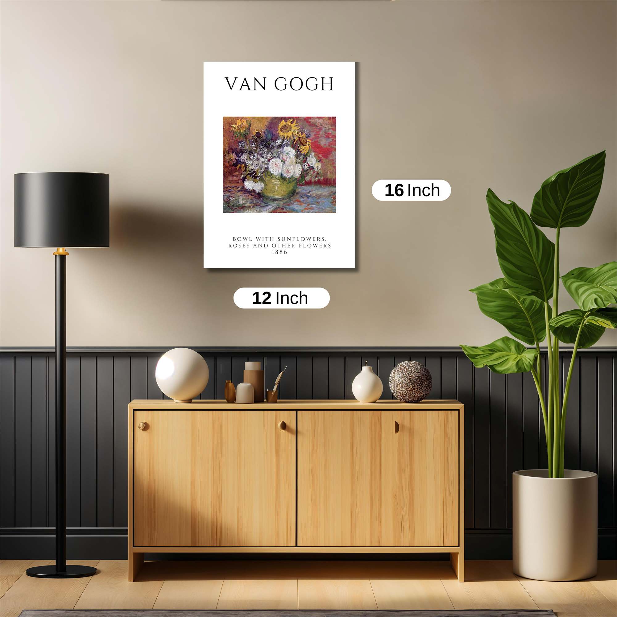 Van Gogh Vibrant Safe Wall Magnetic / M