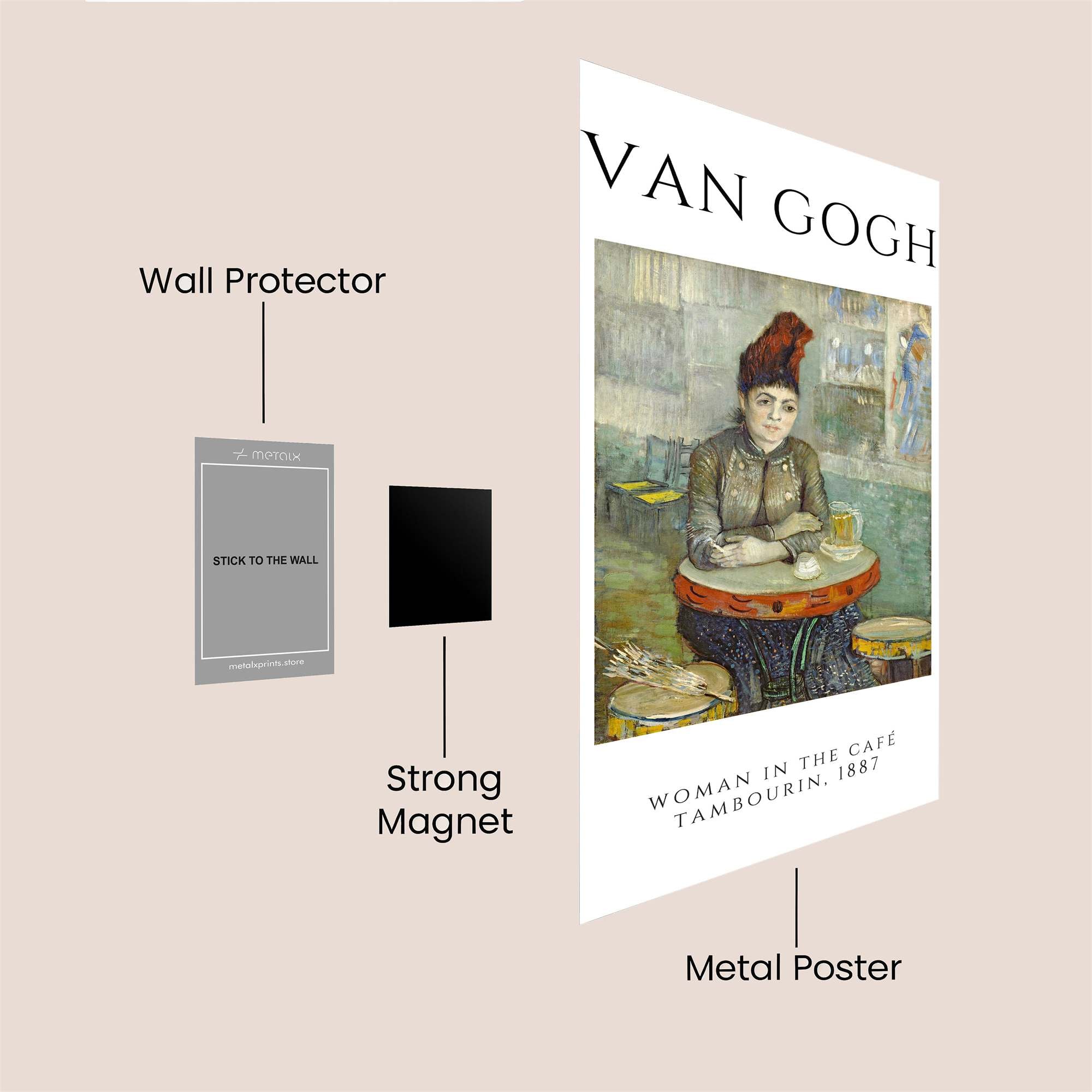 Van Gogh's Enigma Safe Wall Magnetic / M
