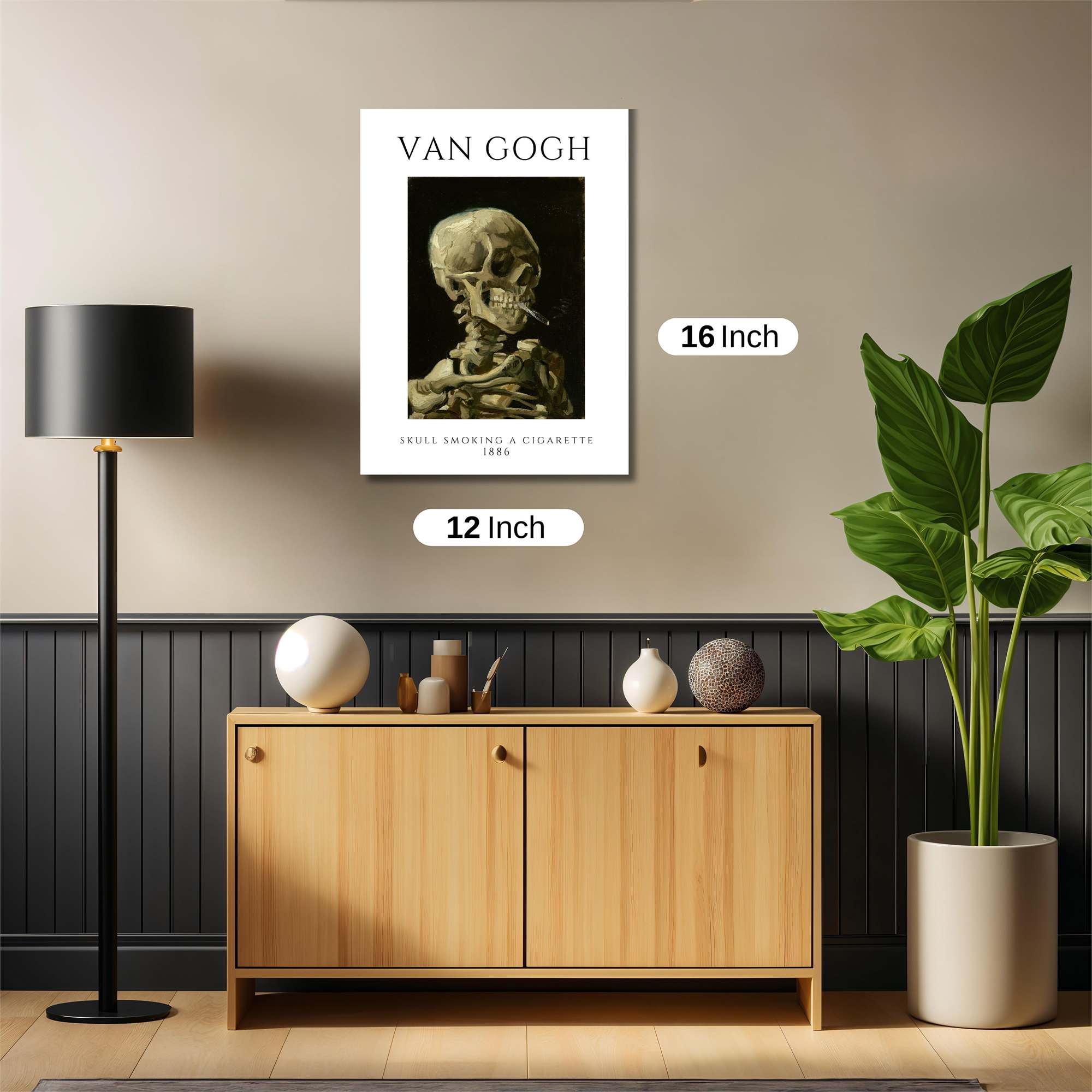 Gogh Macabre Safe Wall Magnetic / M