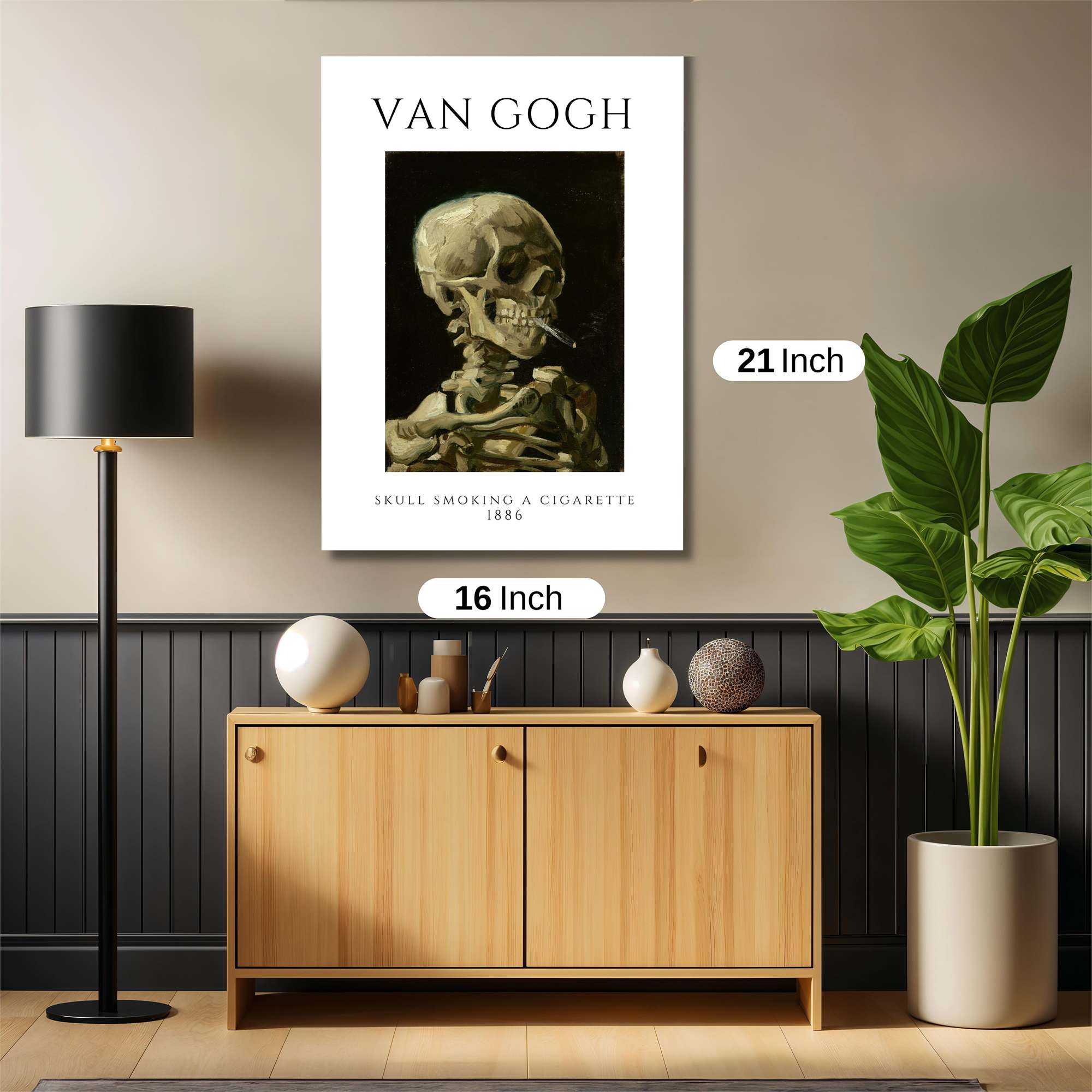 Gogh Macabre Safe Wall Magnetic / M