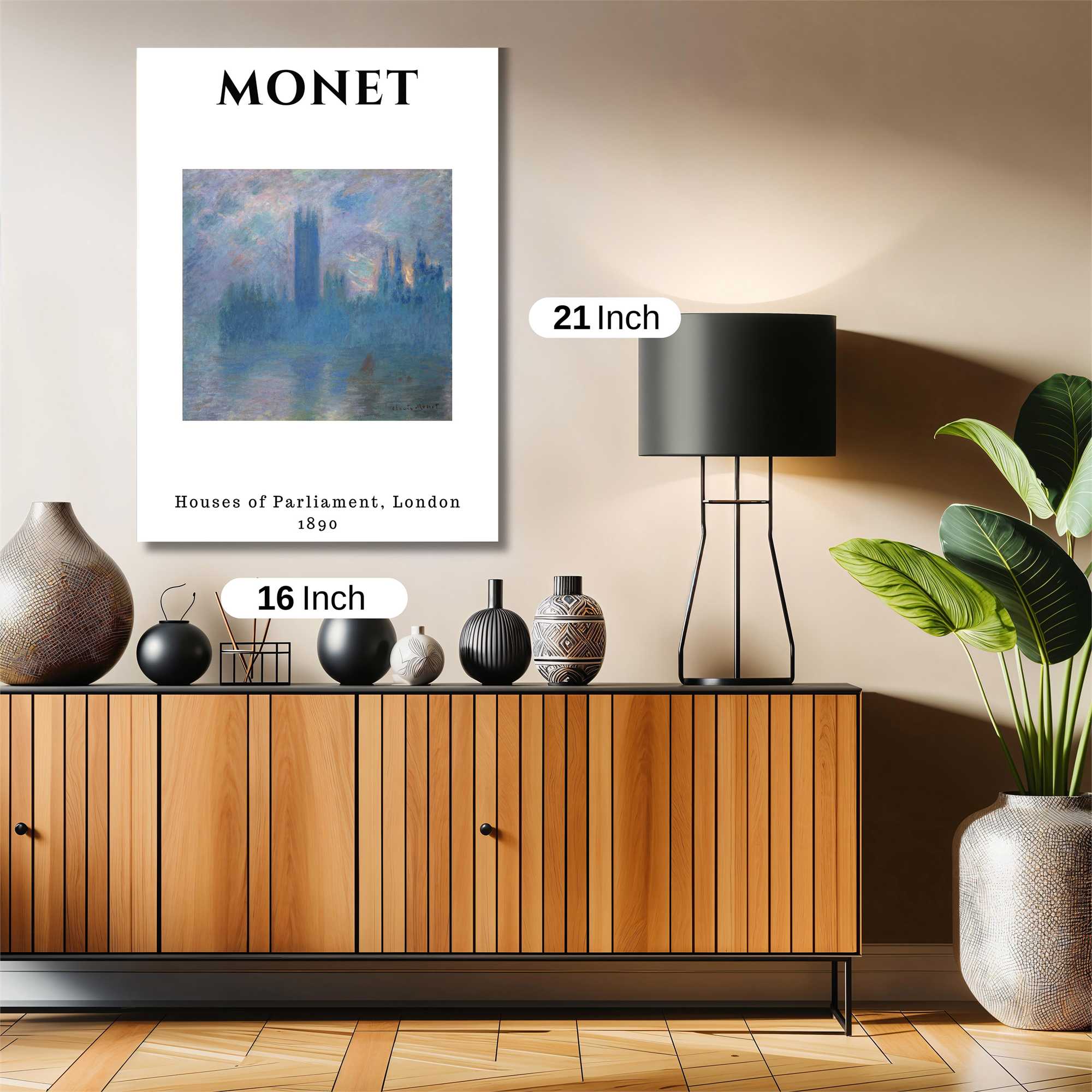 Monet Serenity Safe Wall Magnetic / M