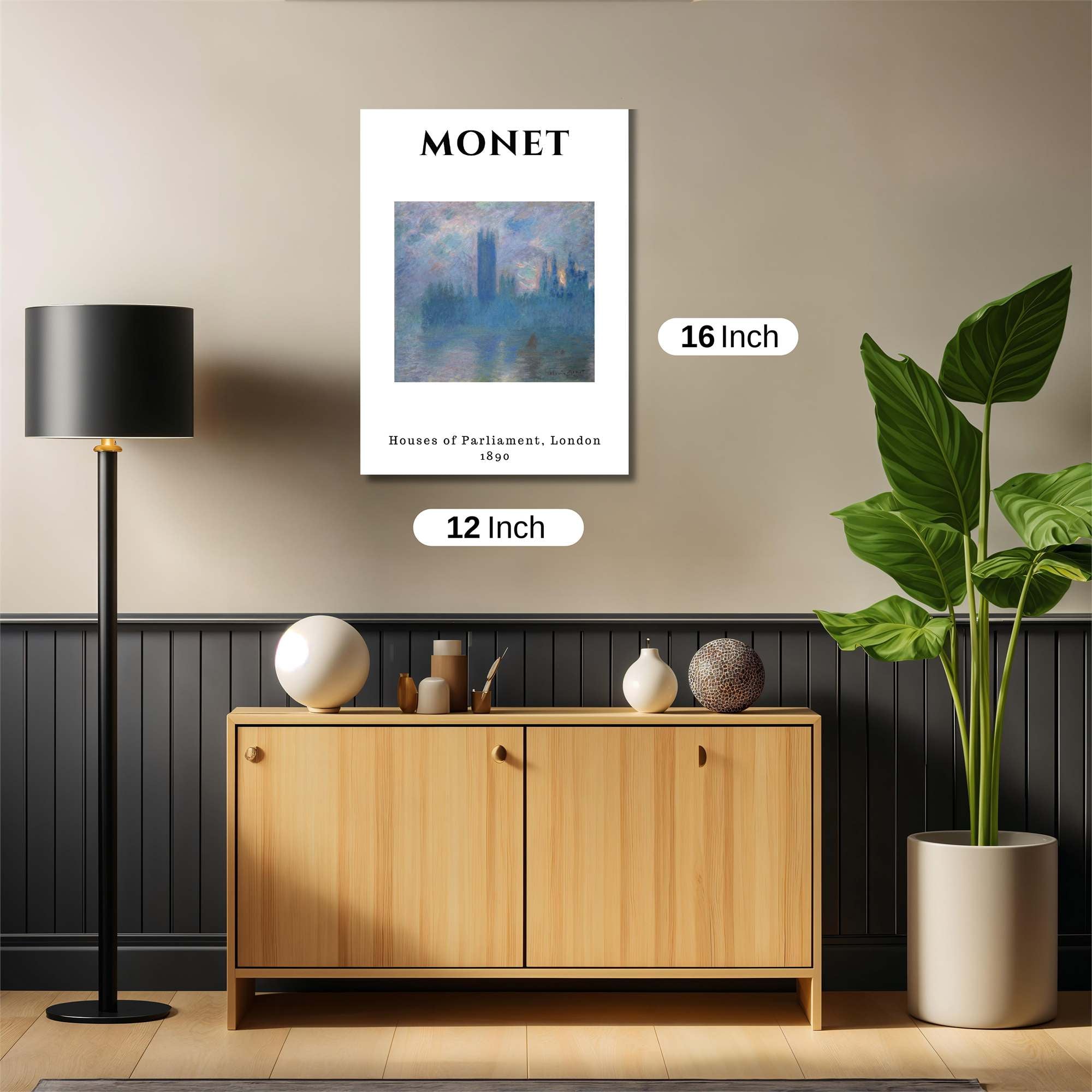 Monet Serenity Safe Wall Magnetic / M