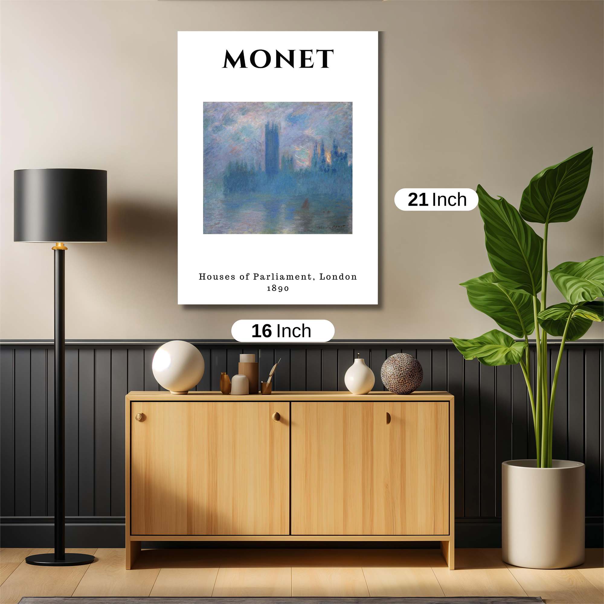 Monet Serenity Safe Wall Magnetic / M