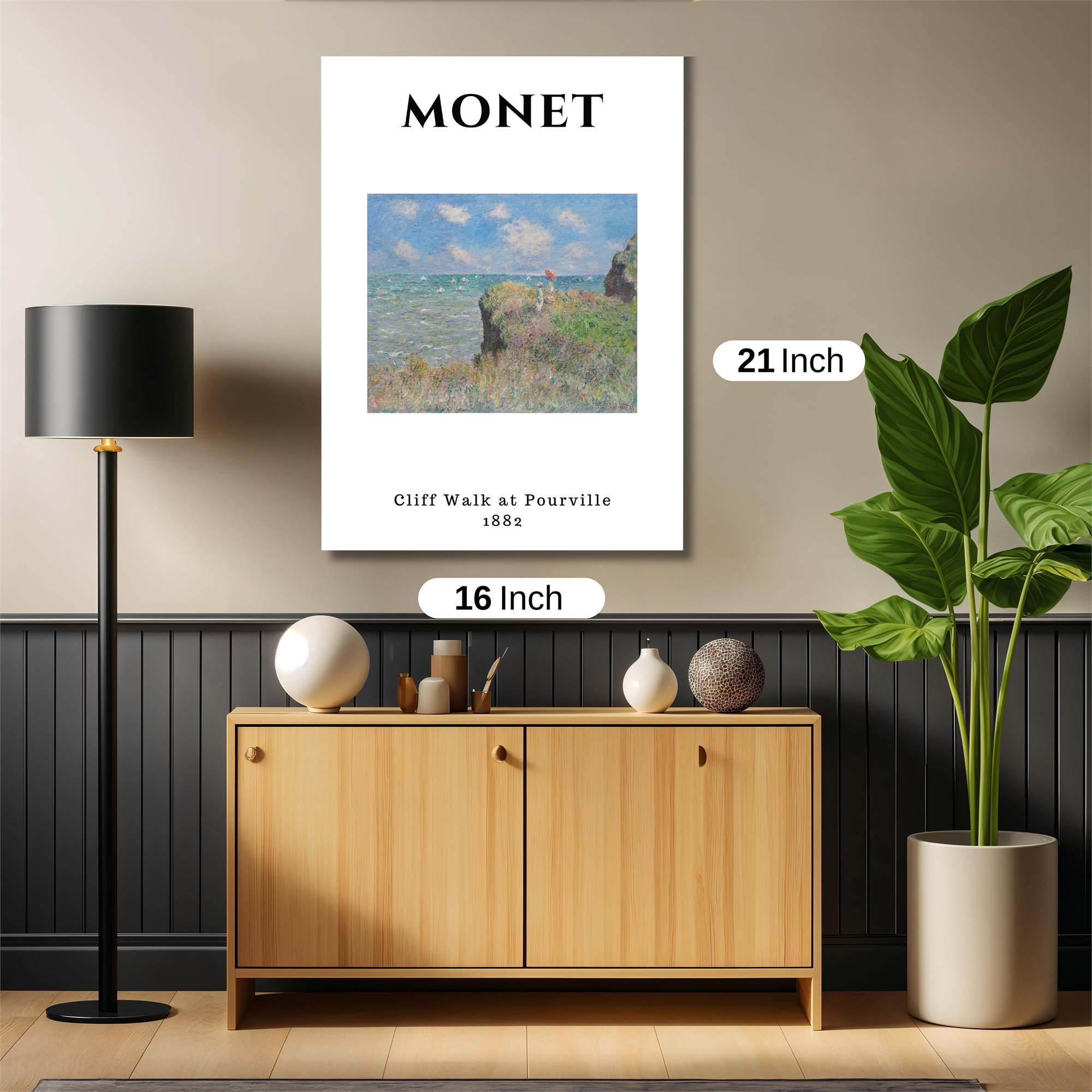 Monet Serenity Safe Wall Magnetic / M