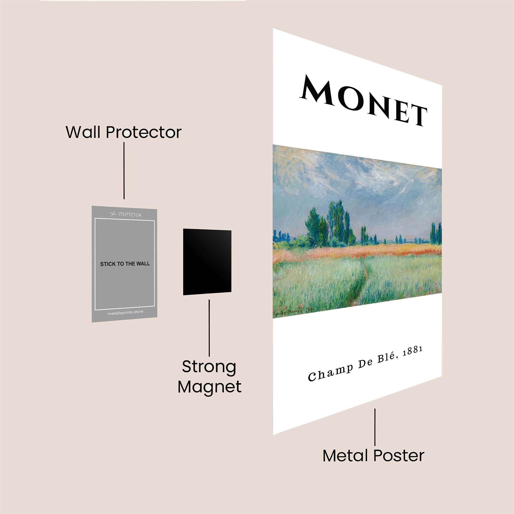 Monet Dreamscape Safe Wall Magnetic / M