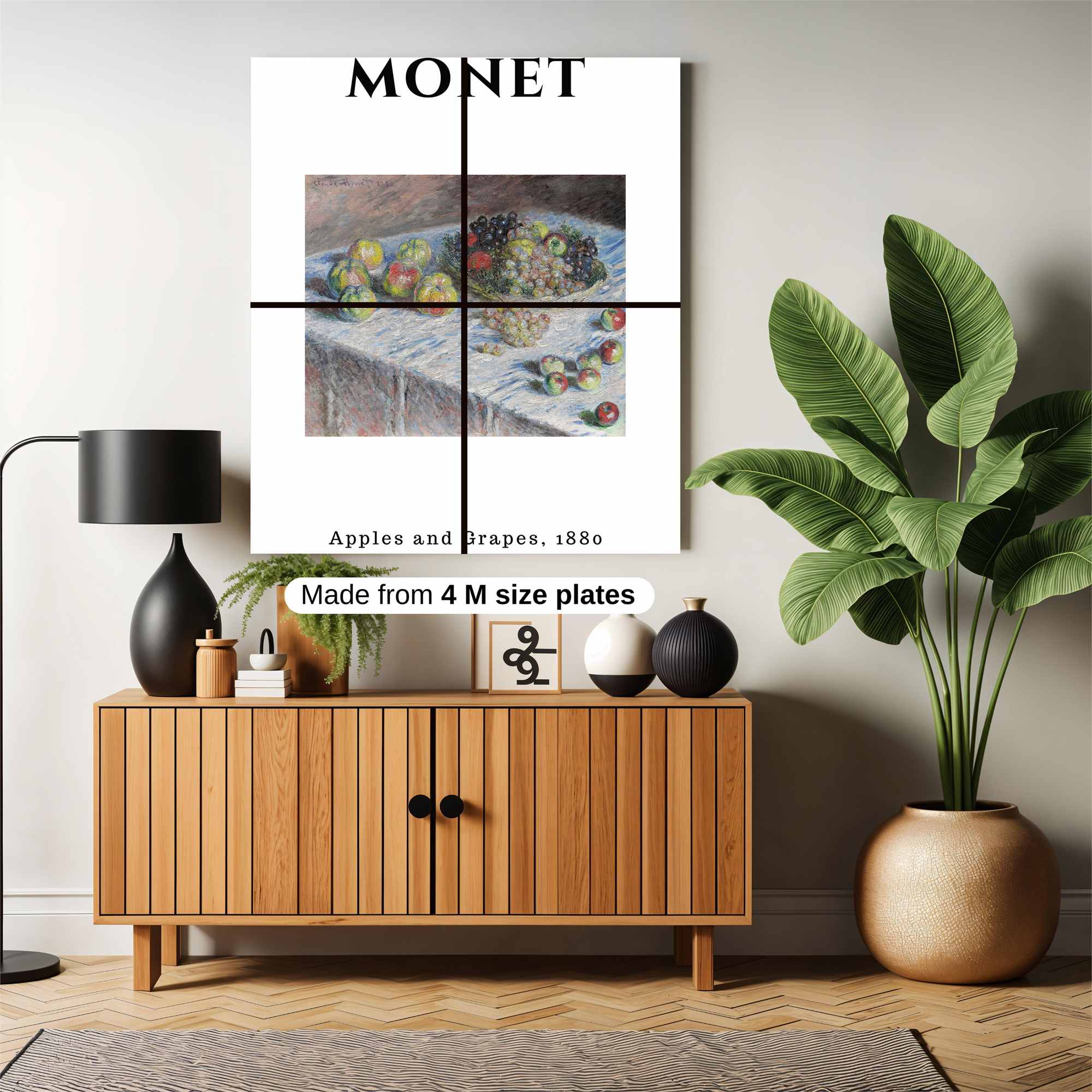 Monet's Feast Safe Wall Magnetic / M