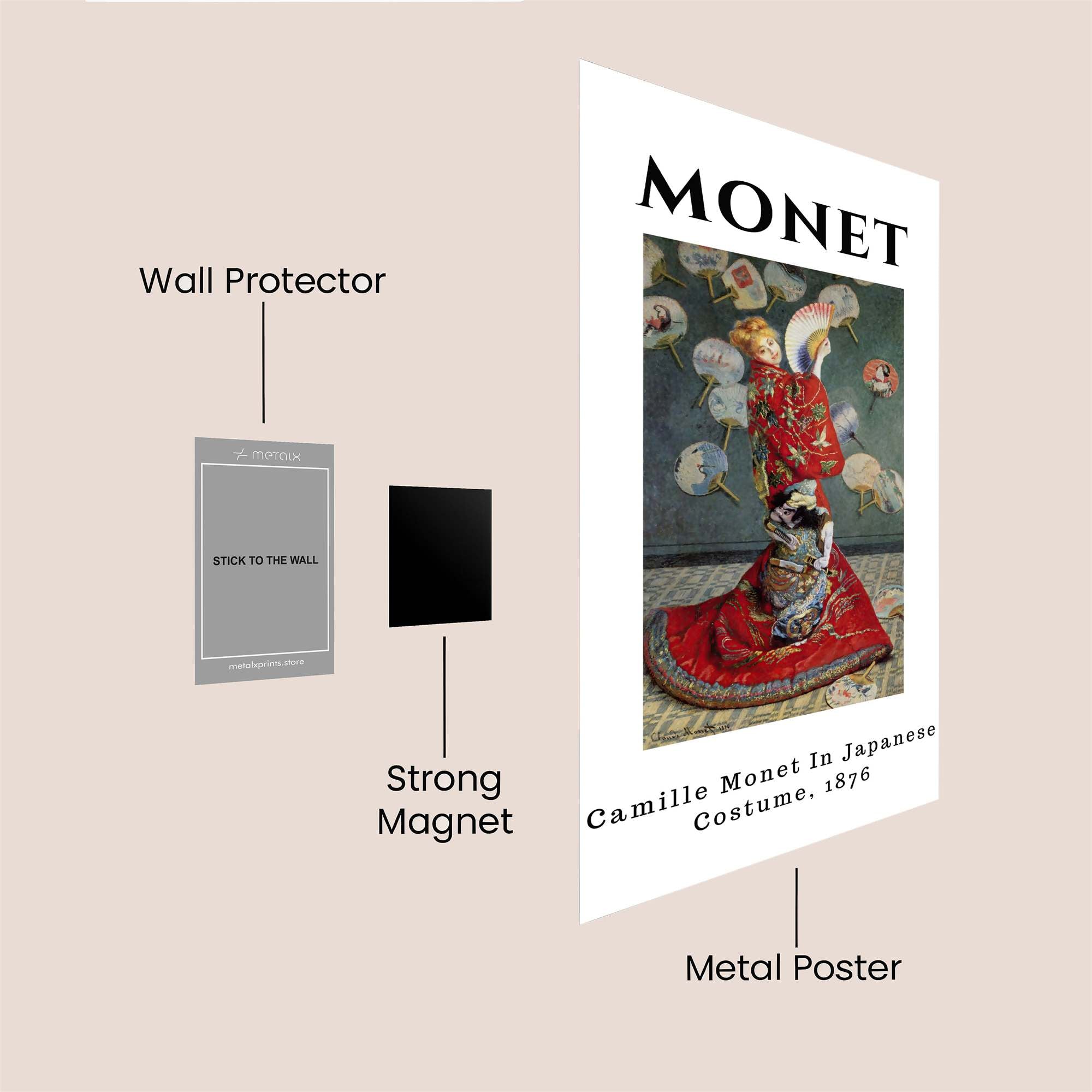Monet Muse Safe Wall Magnetic / M