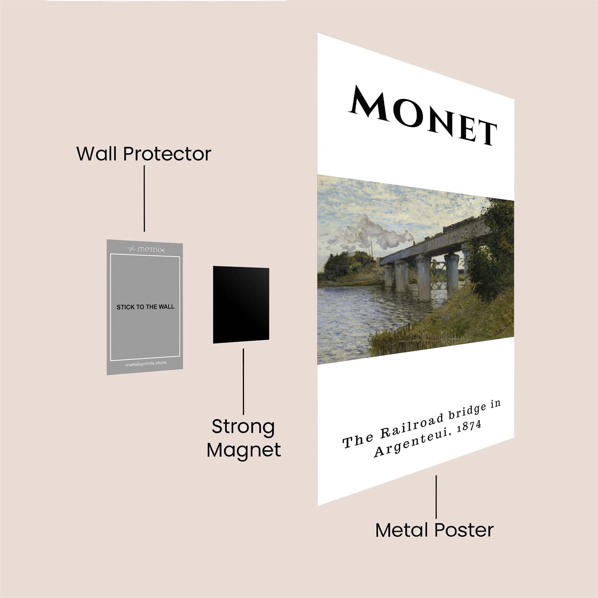 Monet Serene Safe Wall Magnetic / M
