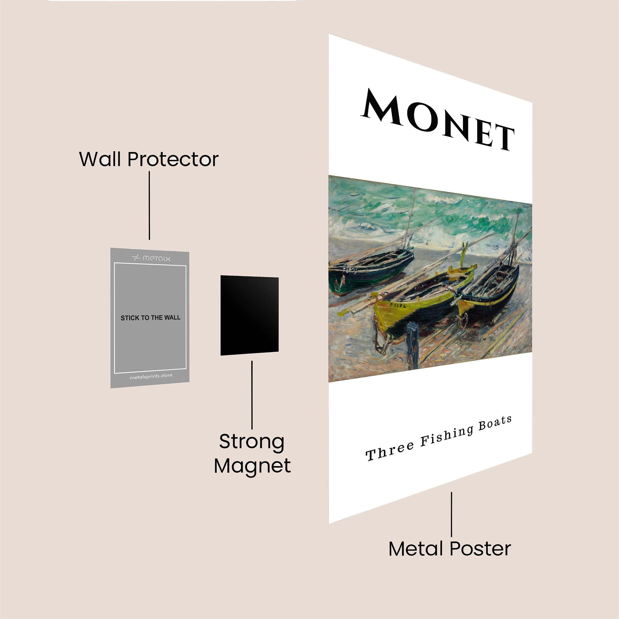 Monet Serenity Safe Wall Magnetic / M
