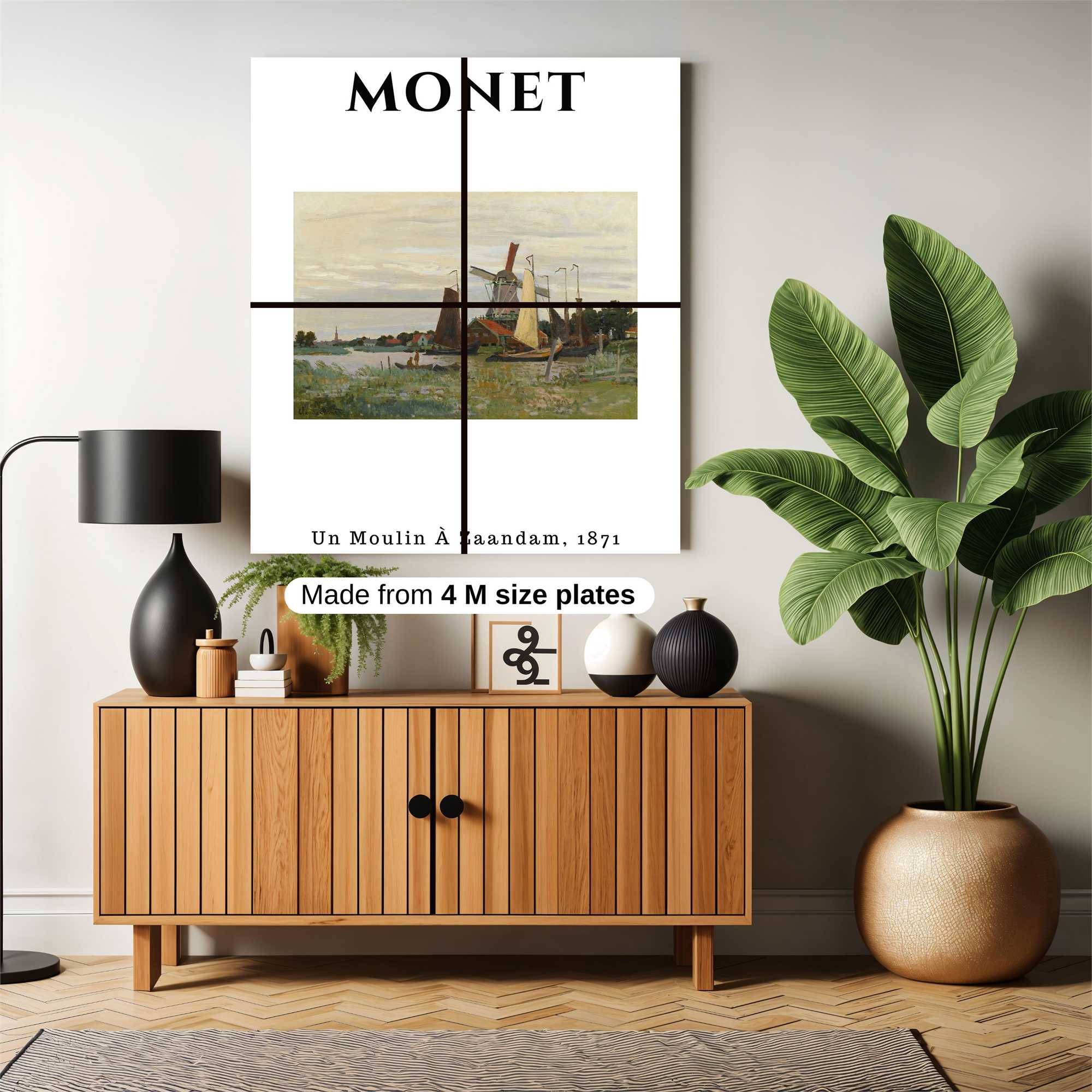 Monet Tranquil Safe Wall Magnetic / M