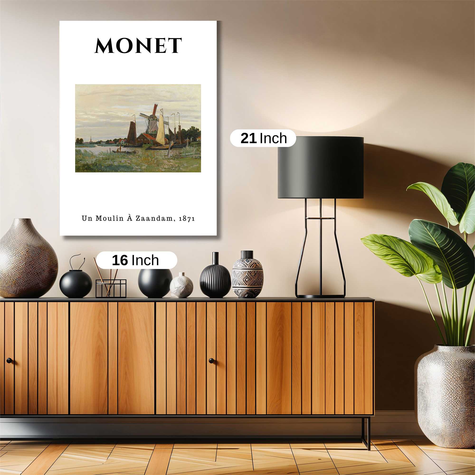 Monet Tranquil Safe Wall Magnetic / M