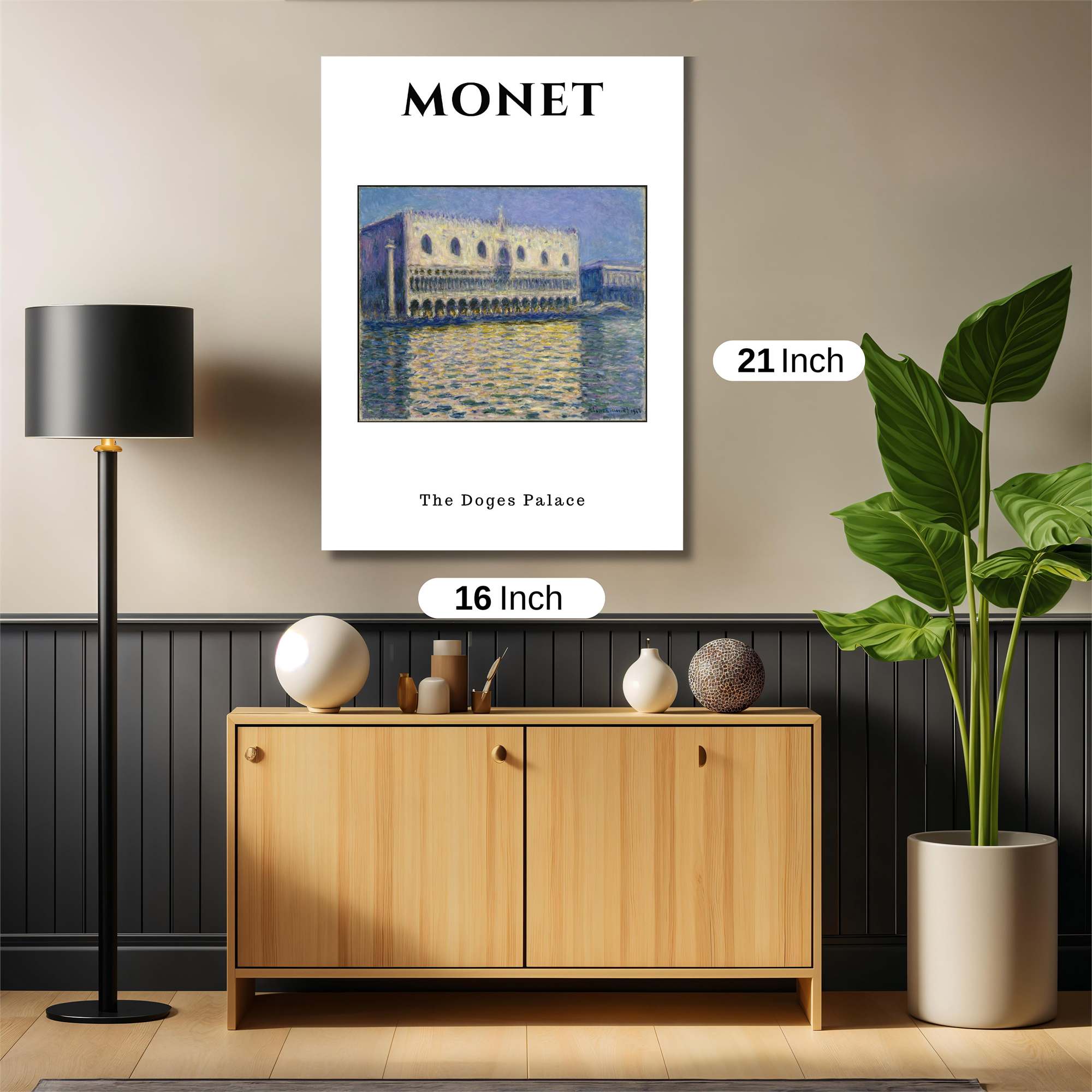 Monet's Serenity Safe Wall Magnetic / M