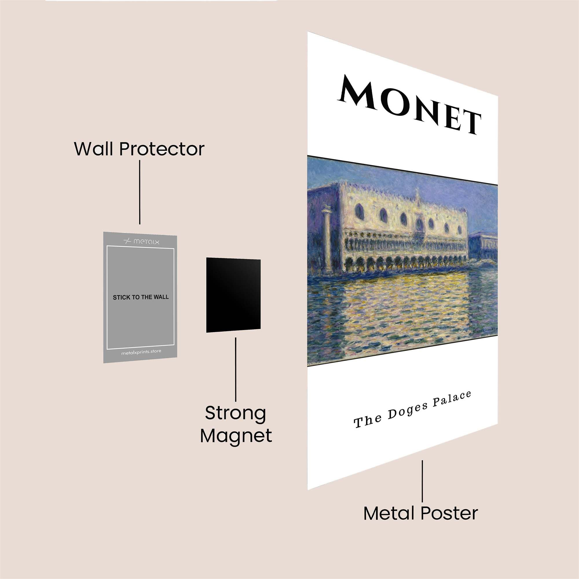 Monet's Serenity Safe Wall Magnetic / M