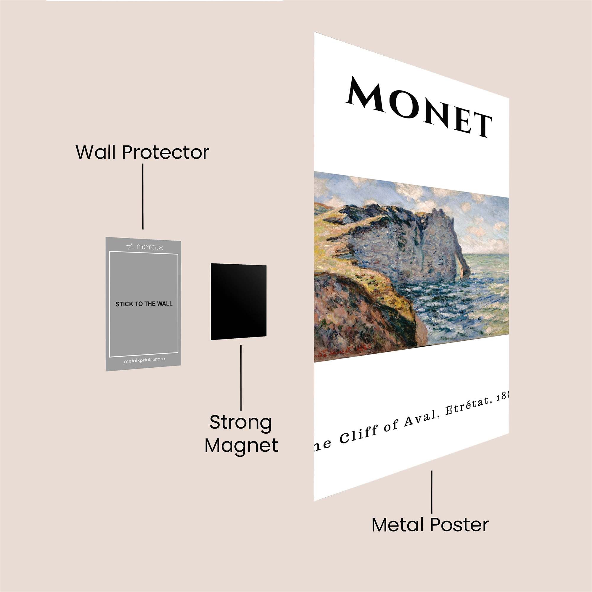 Monet Majesty Safe Wall Magnetic / M