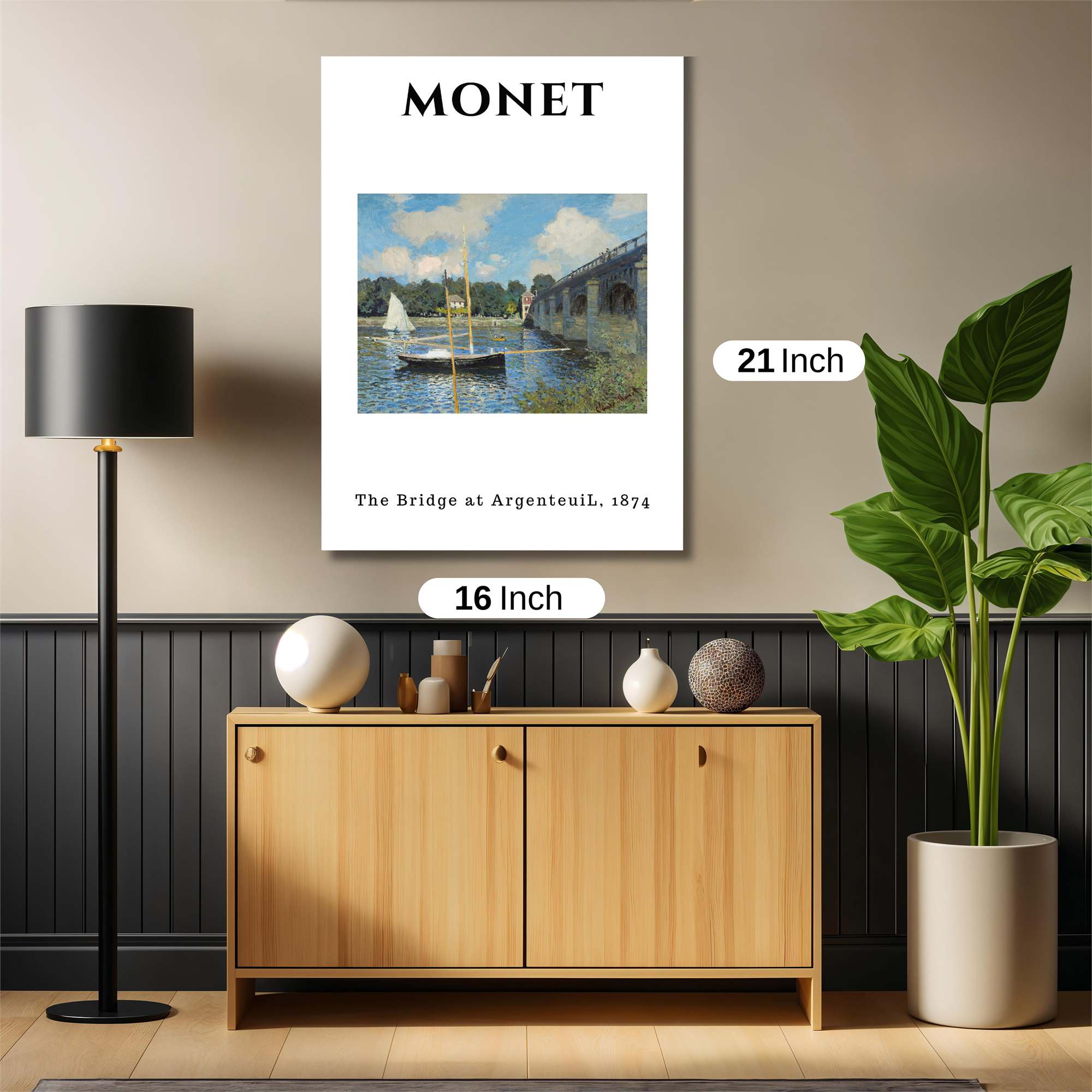 Monet Serenity Safe Wall Magnetic / M