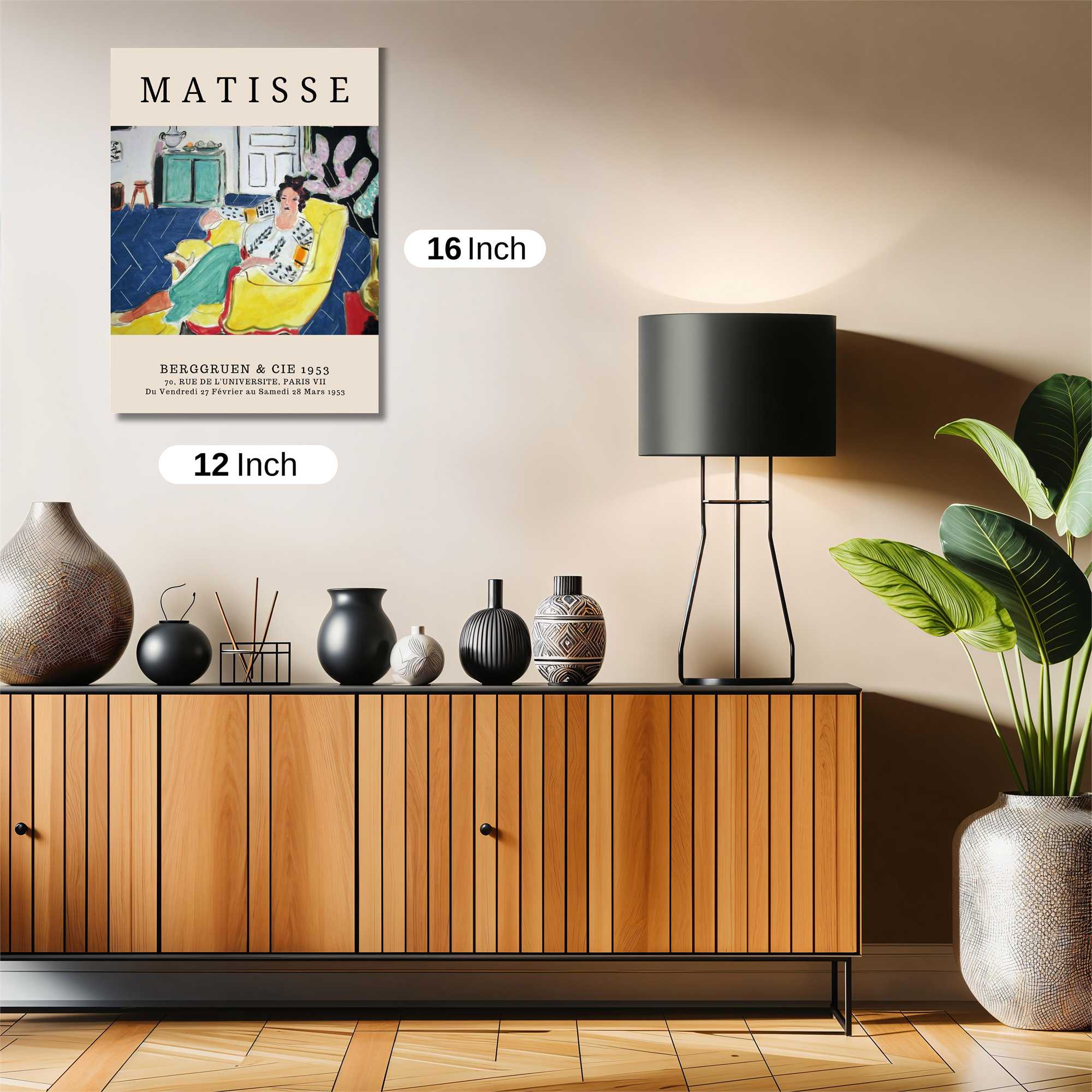 Matisse Reclined Safe Wall Magnetic / M