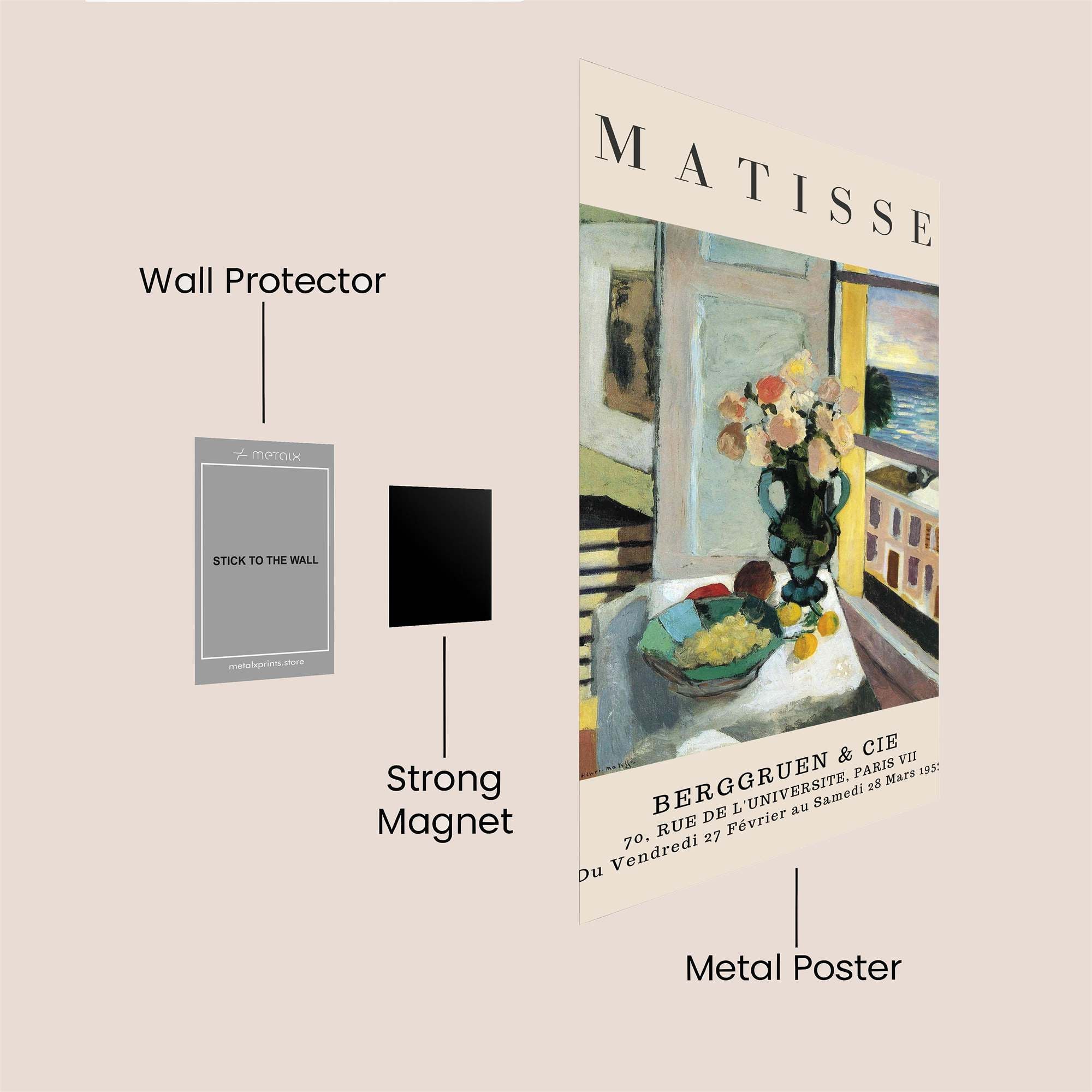 Matisse Serenity Safe Wall Magnetic / M