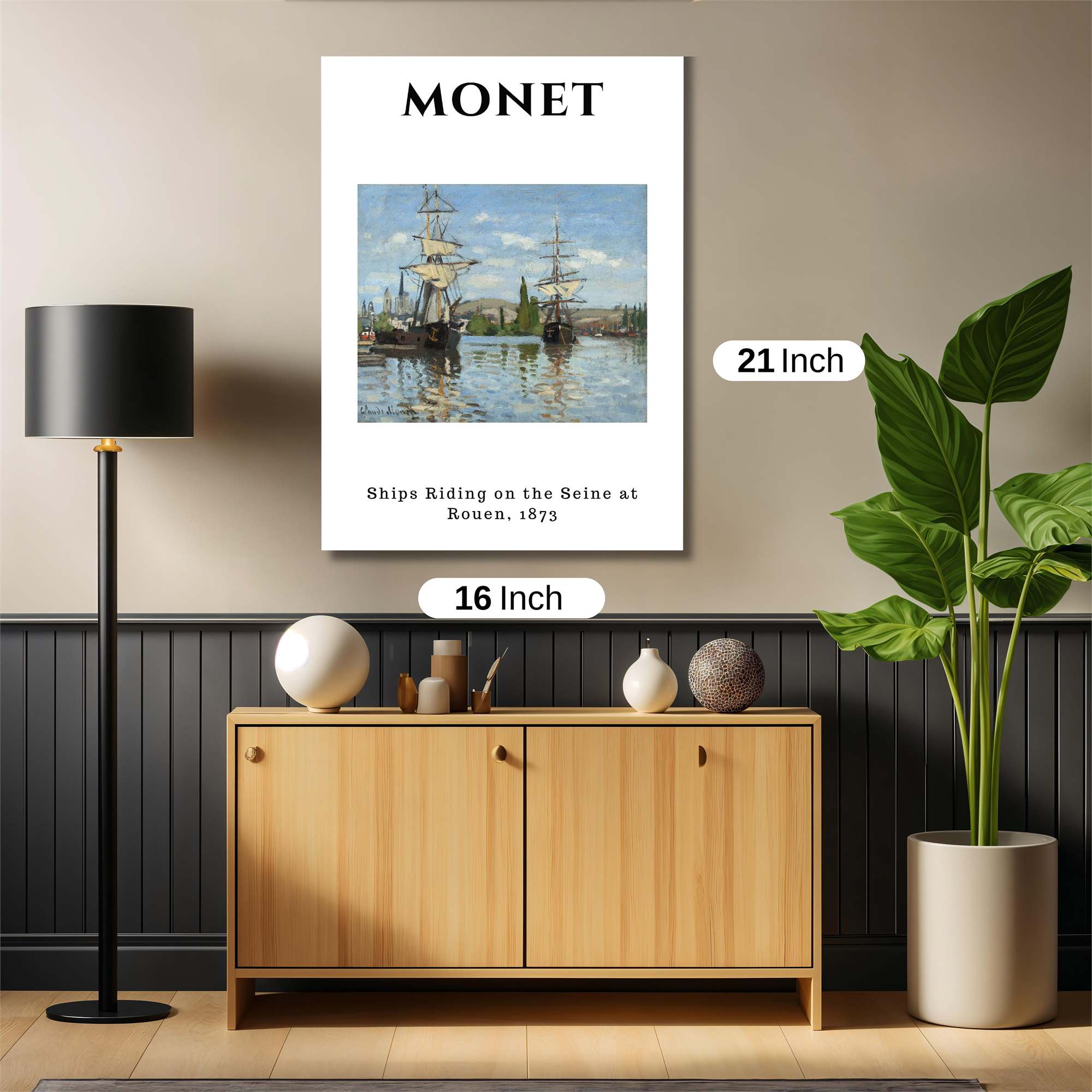 Monet Serenity Safe Wall Magnetic / M