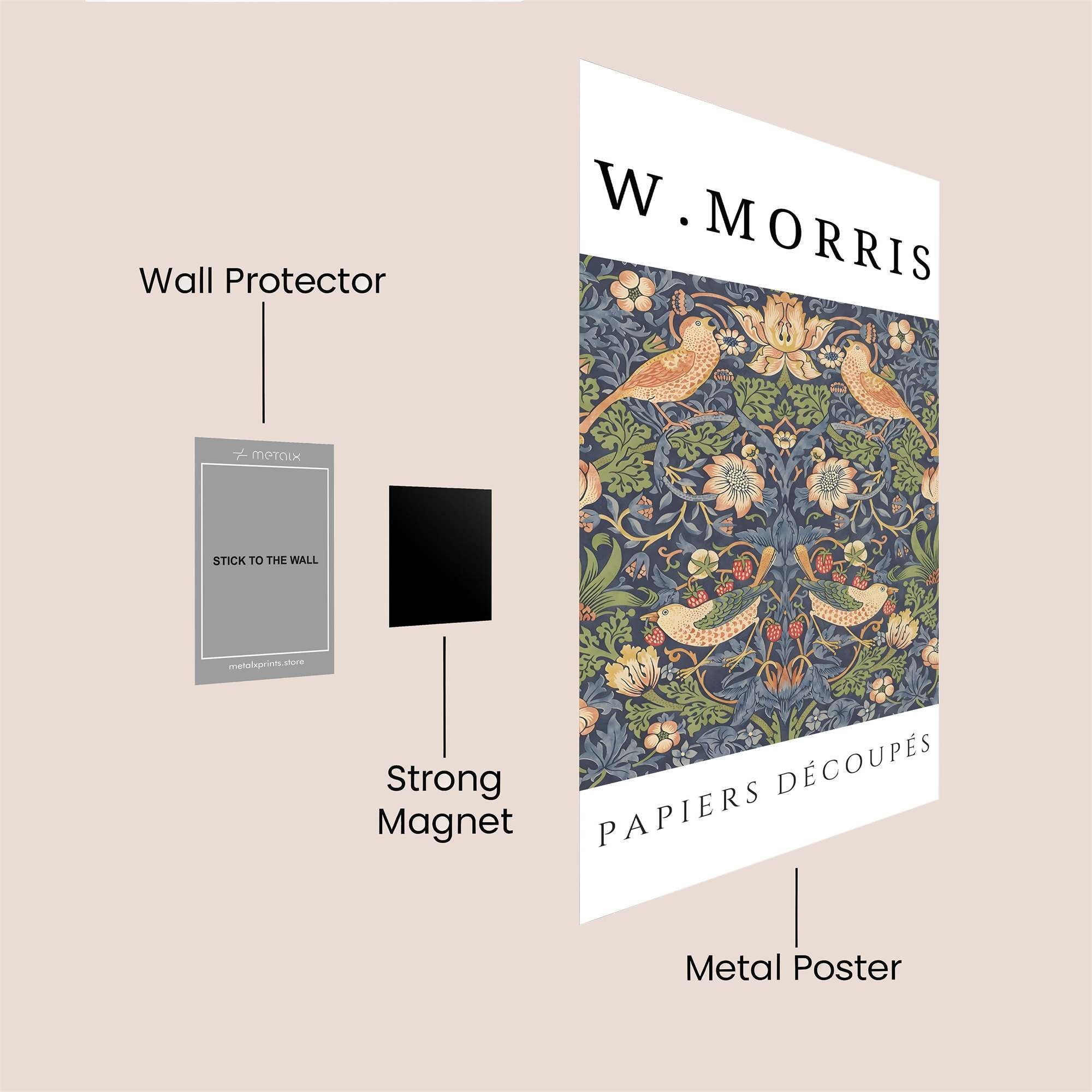 Morris Enchanting Safe Wall Magnetic / M