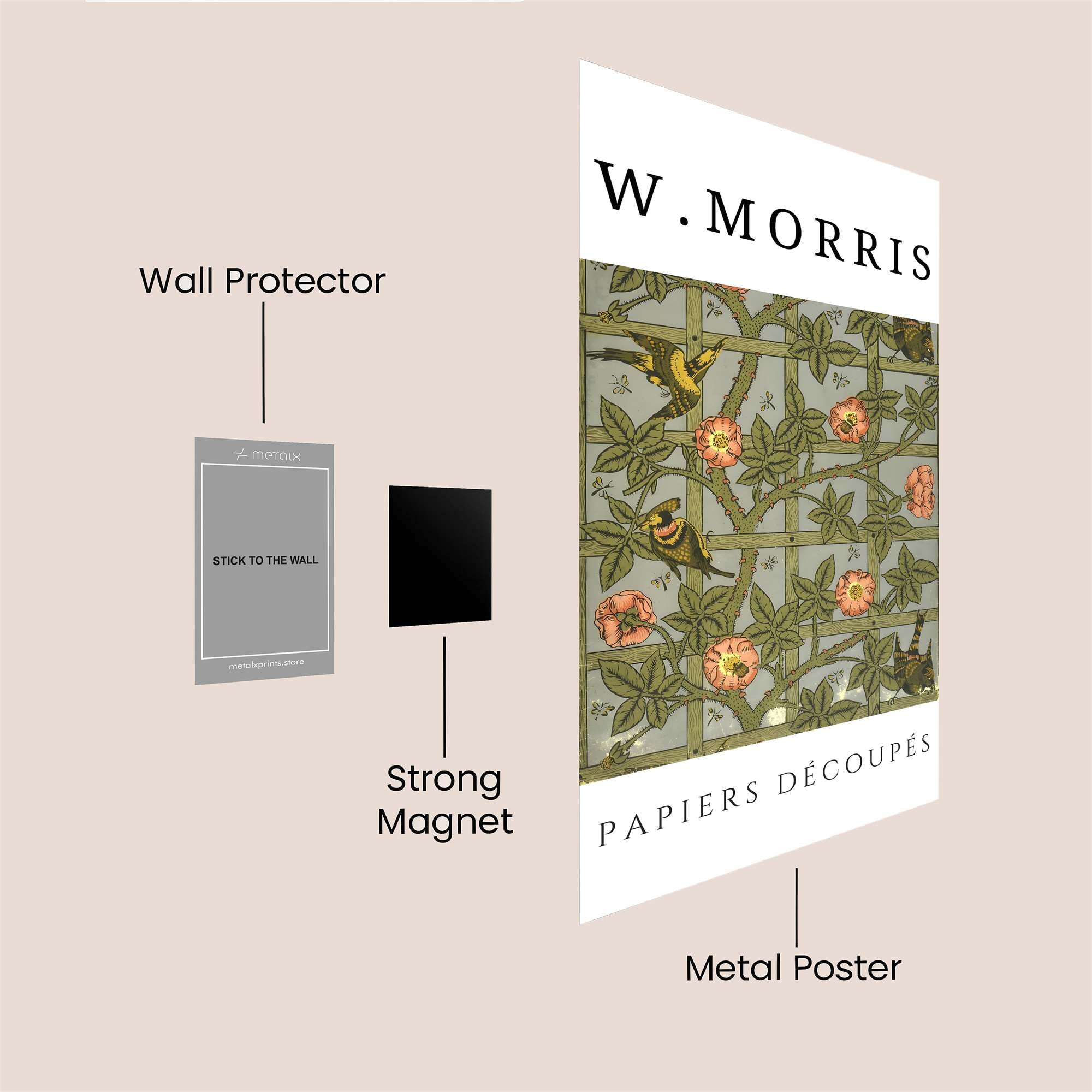 Morris Tranquil Safe Wall Magnetic / M
