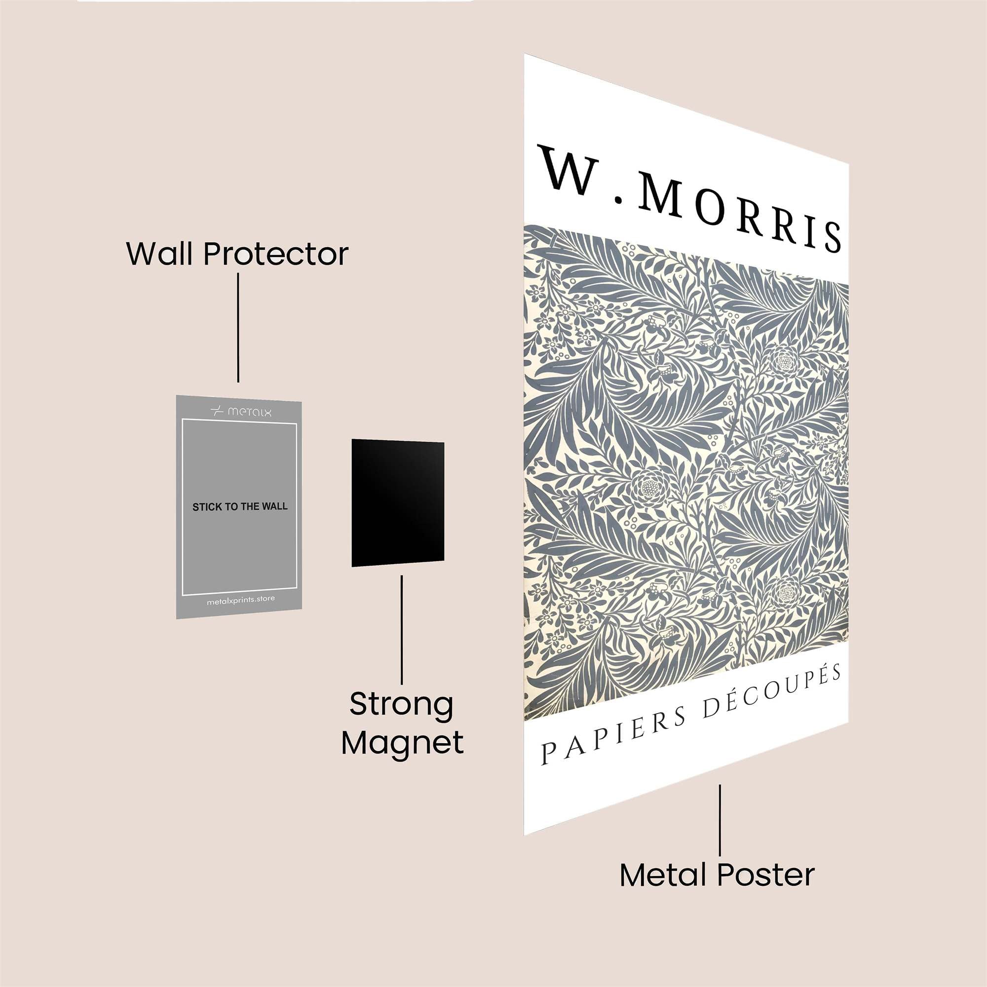 Morris Whimsy Safe Wall Magnetic / M