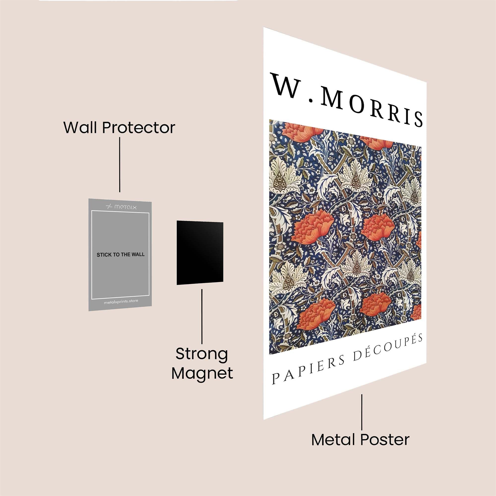Morris Enchanting Safe Wall Magnetic / M