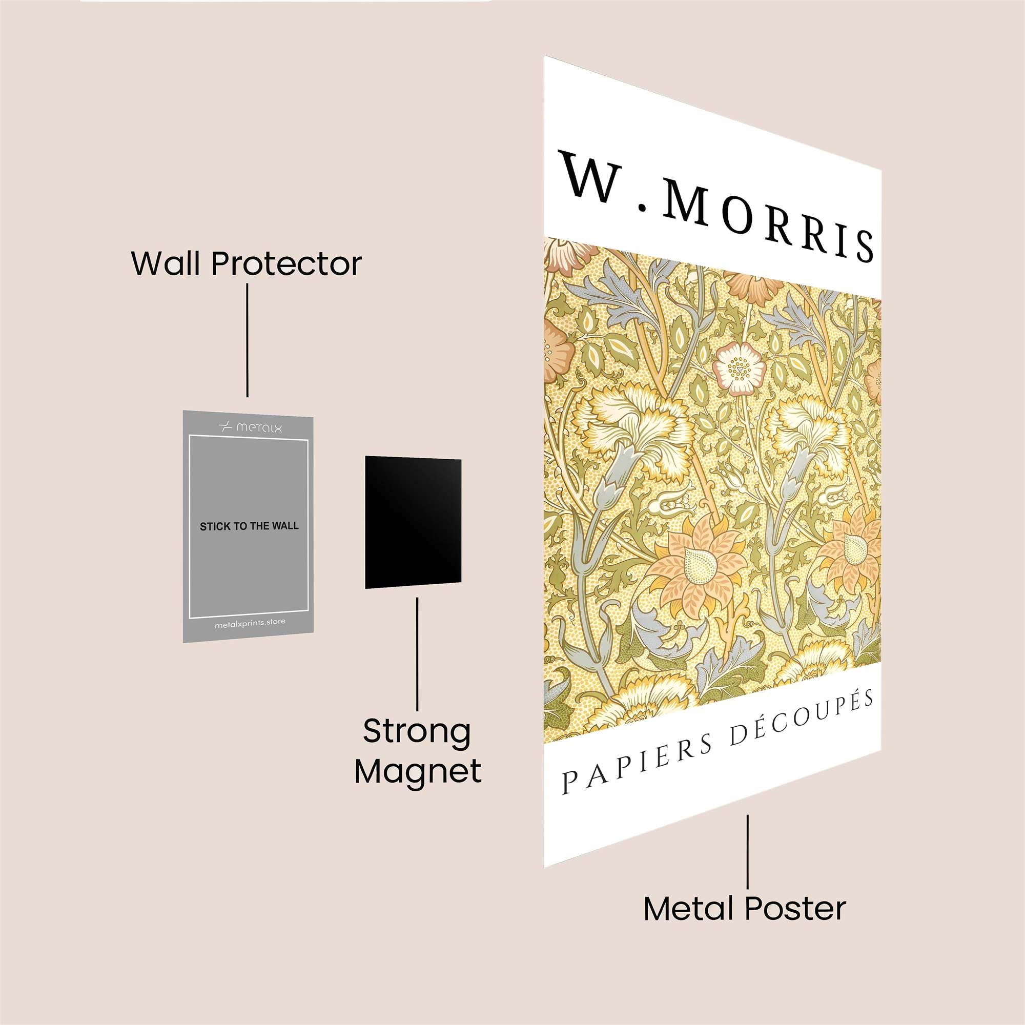 Morris Whimsy Safe Wall Magnetic / M
