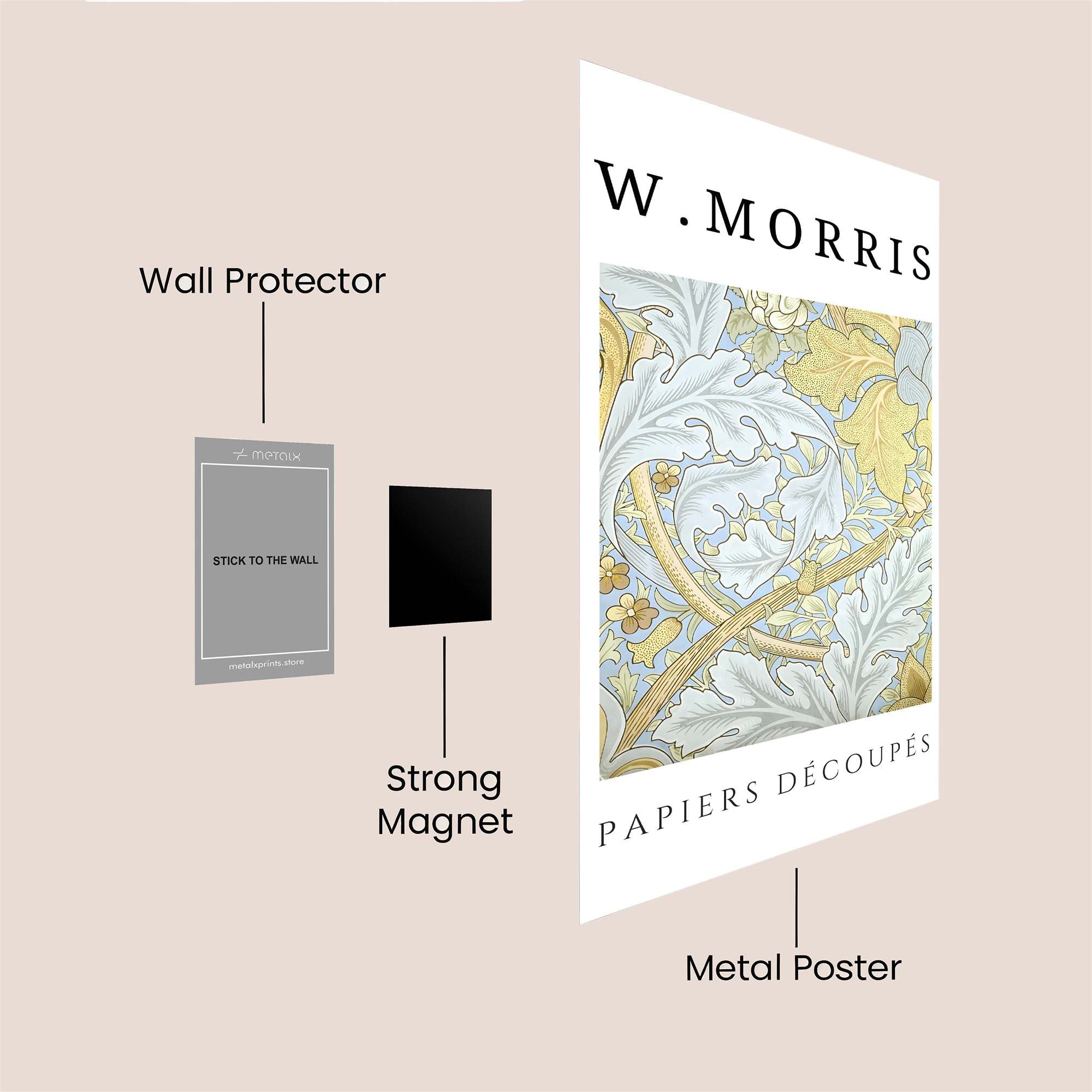 Morris Whimsy Safe Wall Magnetic / M