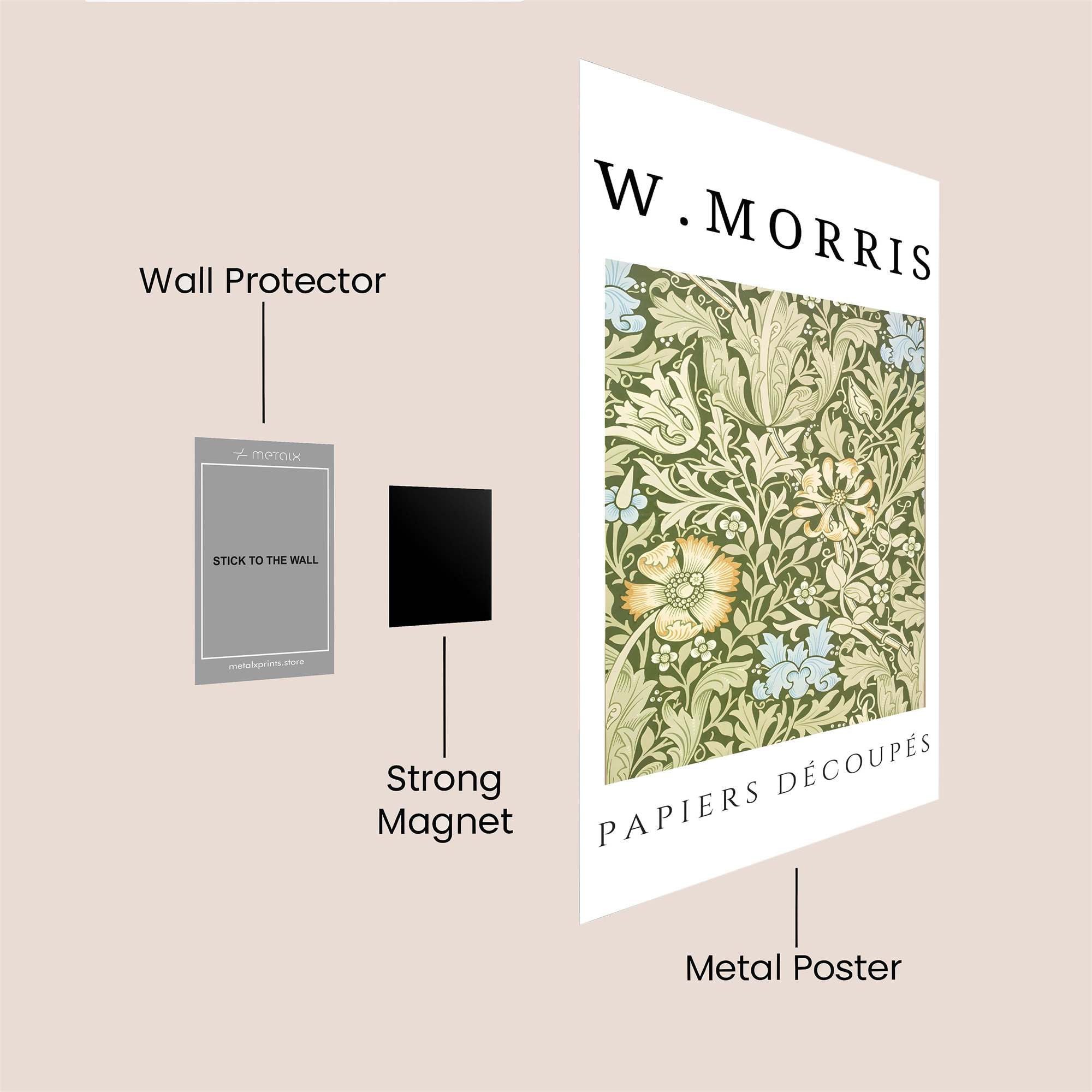 Morris Whimsy Safe Wall Magnetic / M