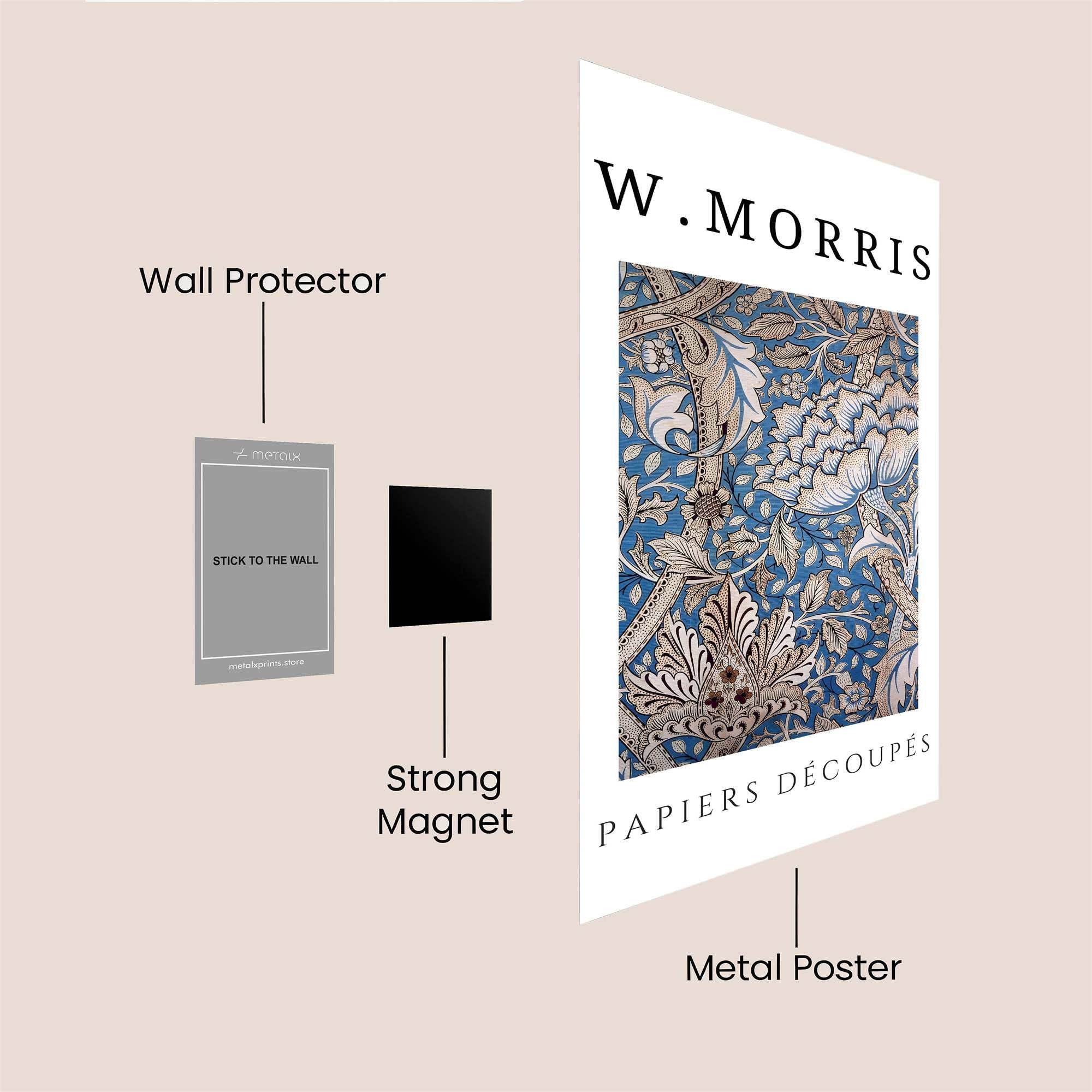 Morris Whimsy Safe Wall Magnetic / M