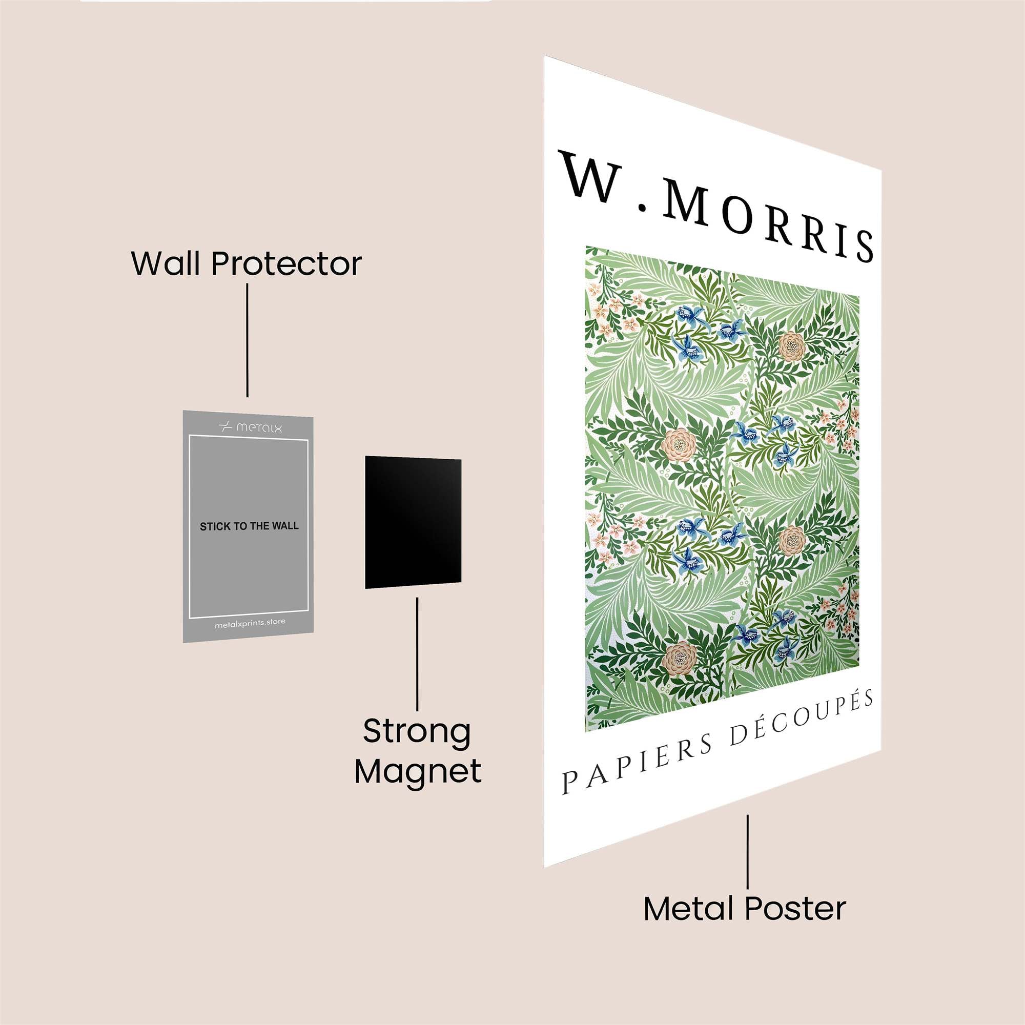 Morris Whimsy Safe Wall Magnetic / M
