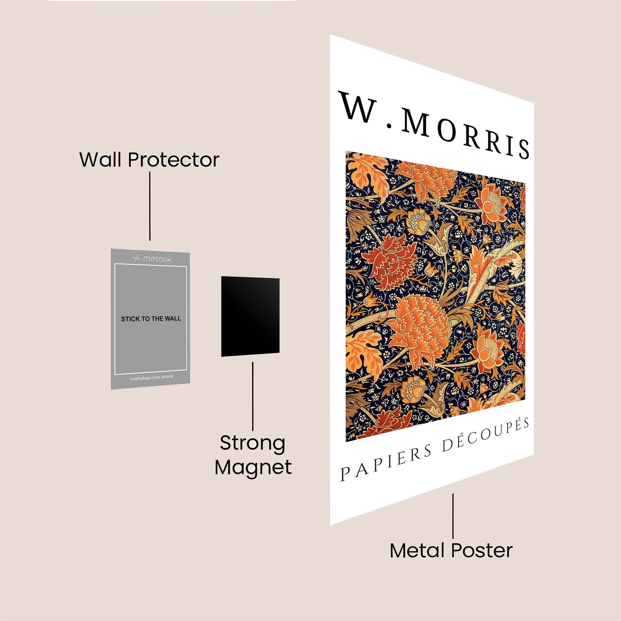 Morris Enchanting Safe Wall Magnetic / M