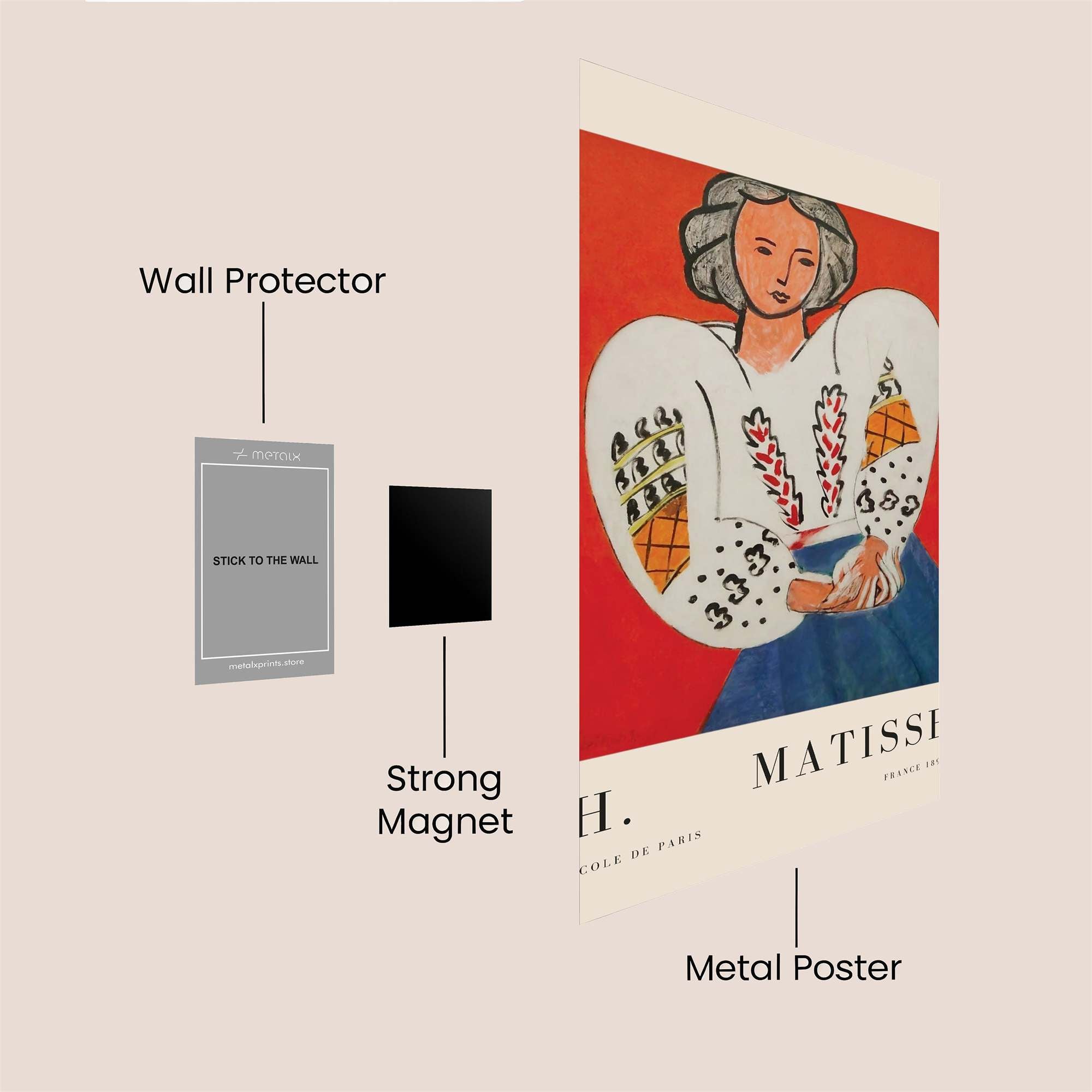 Matisse's Whimsy Safe Wall Magnetic / M