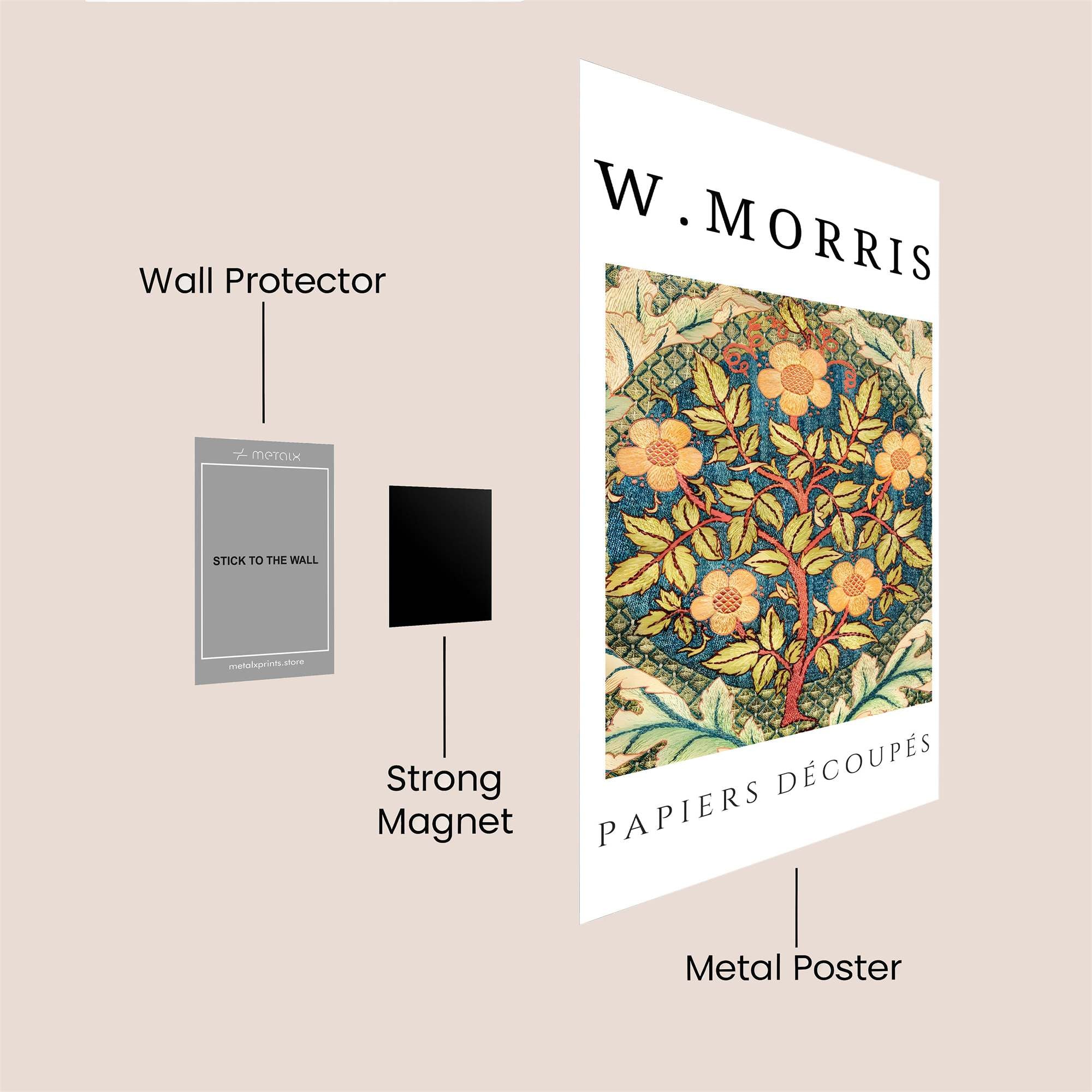 Morris Whimsy Safe Wall Magnetic / M