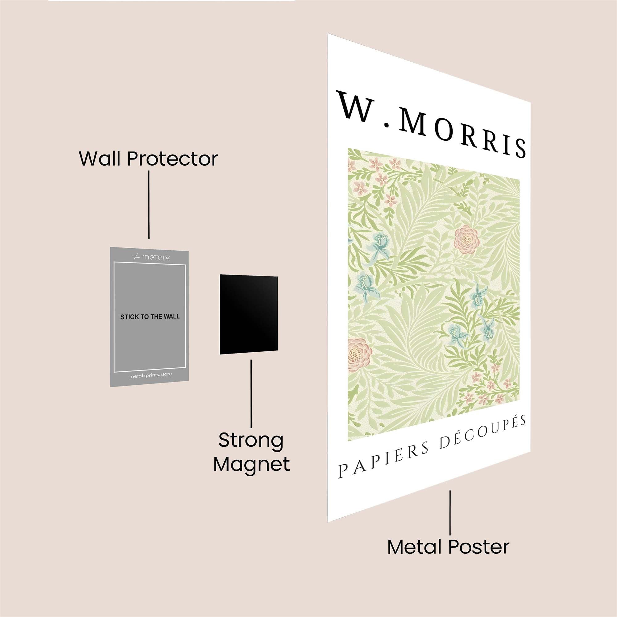 Morris Whimsy Safe Wall Magnetic / M