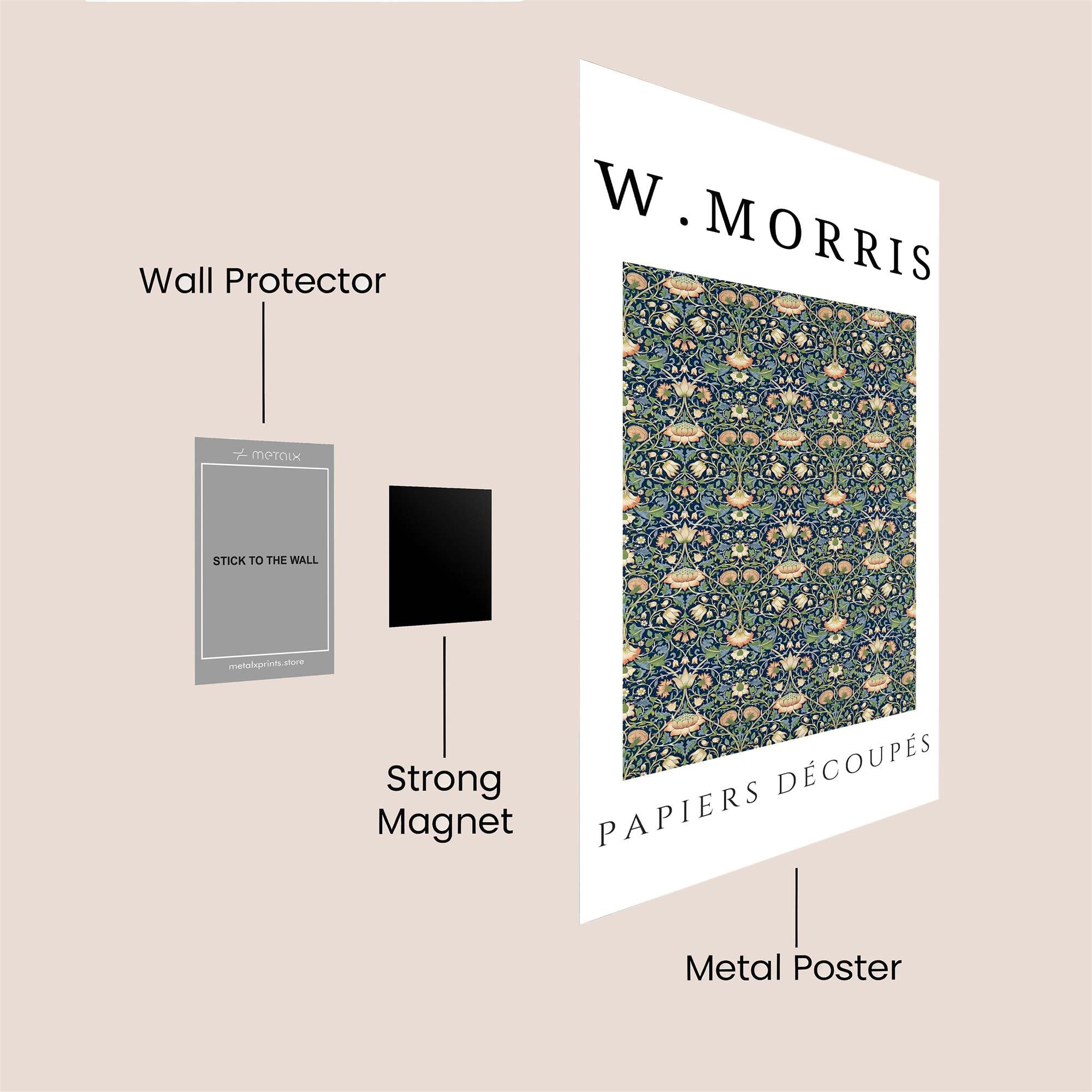 Morris Whimsy Safe Wall Magnetic / M
