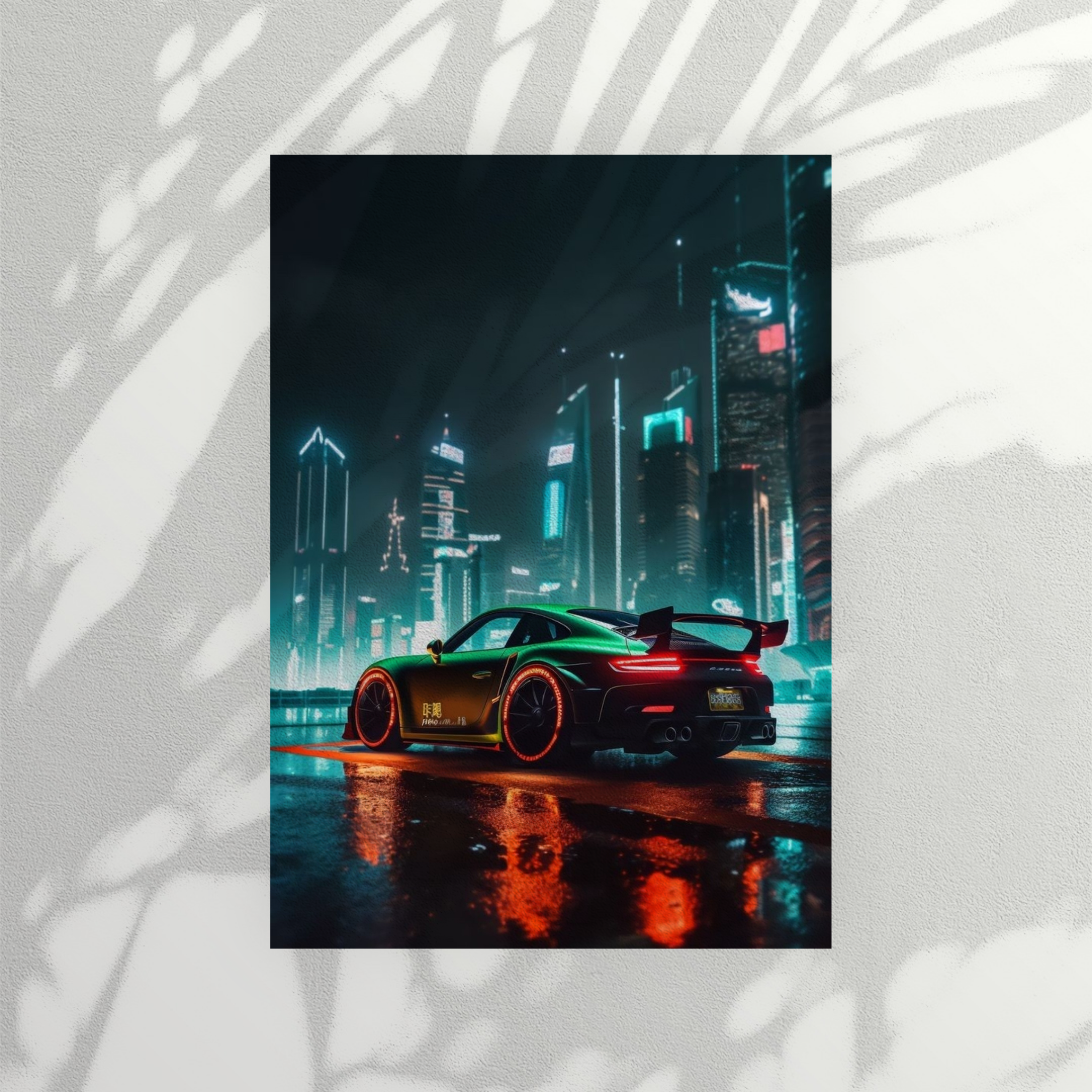 Cyberpunk Porsche