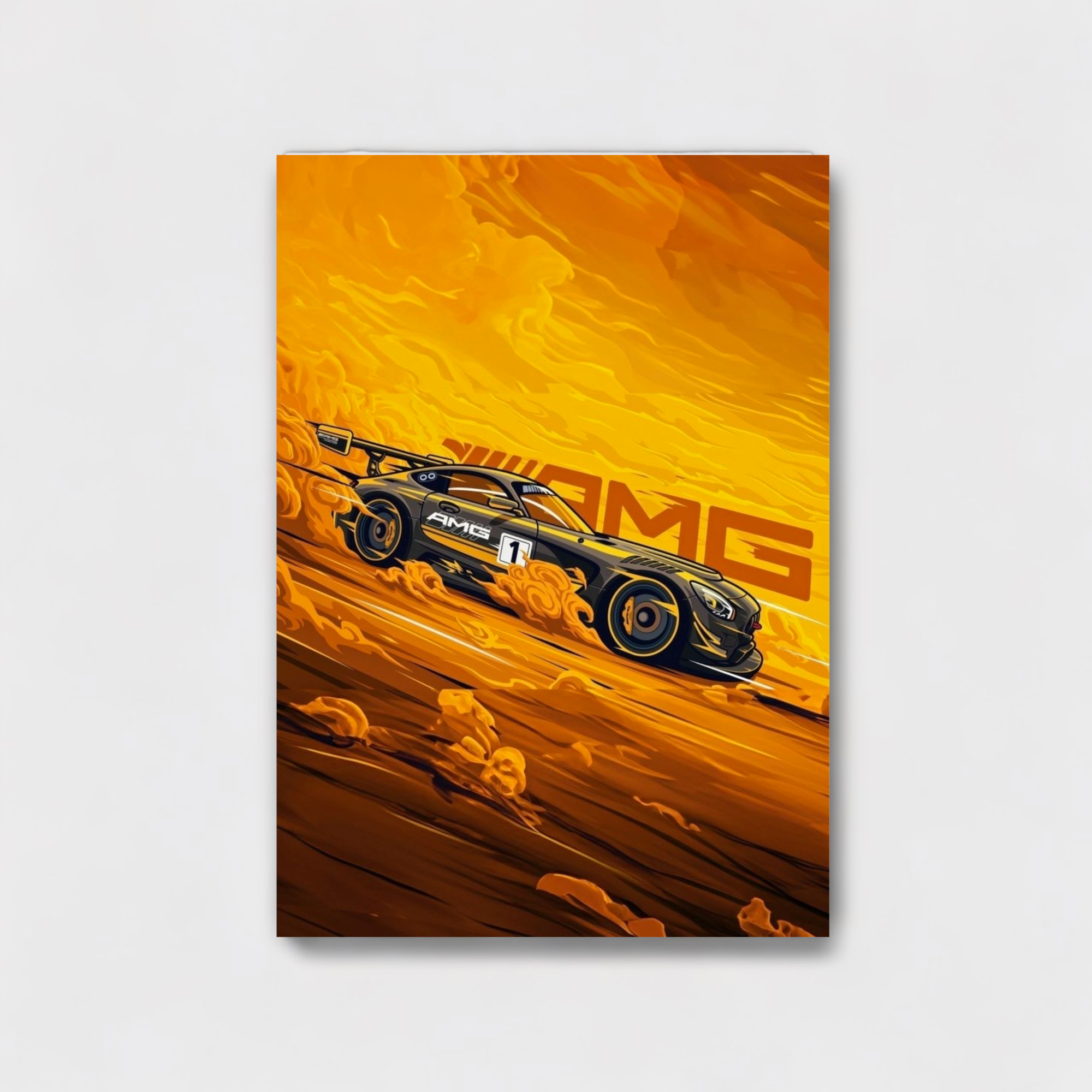 Mercedes AMG GT poster