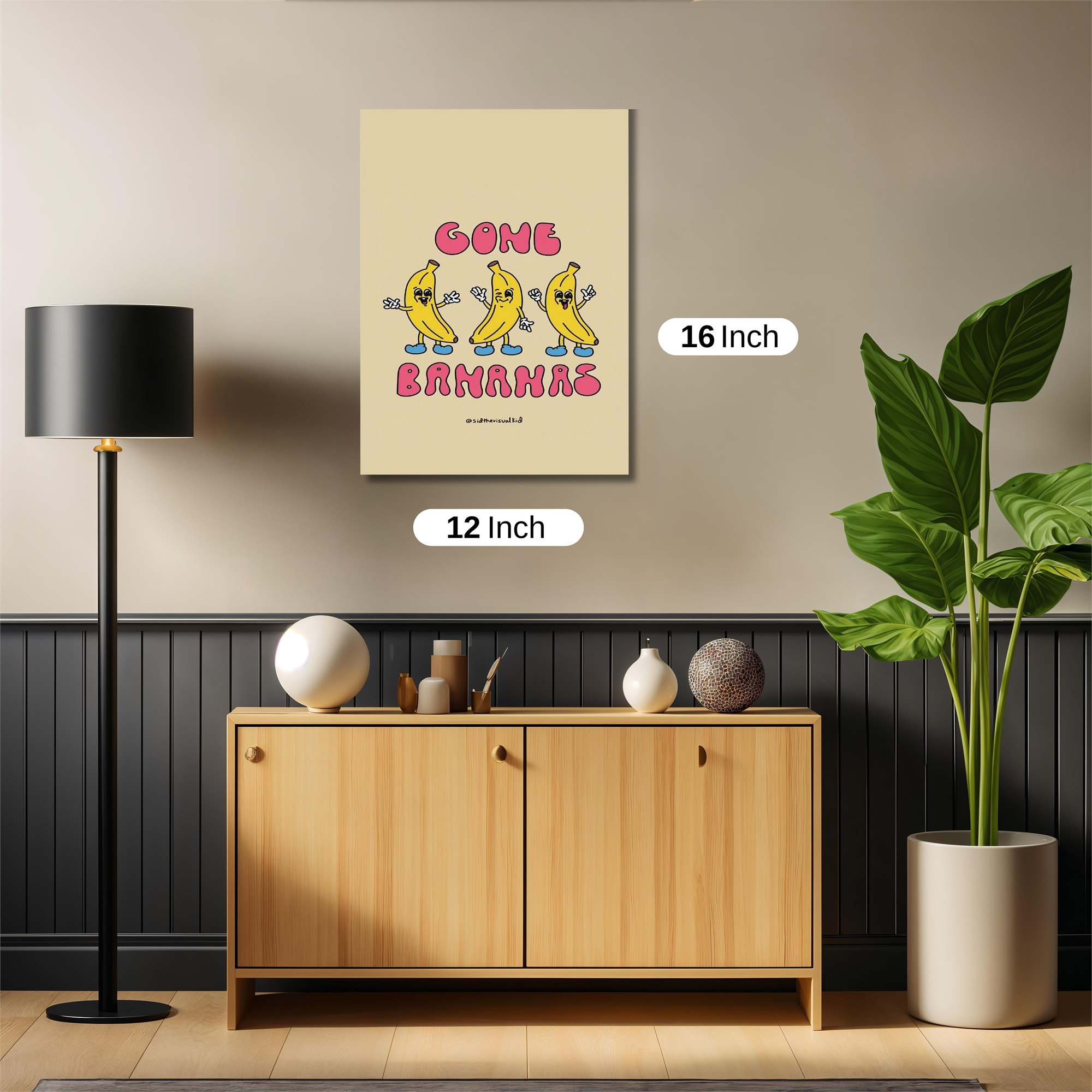 Banana Bonanza Safe Wall Magnetic / M