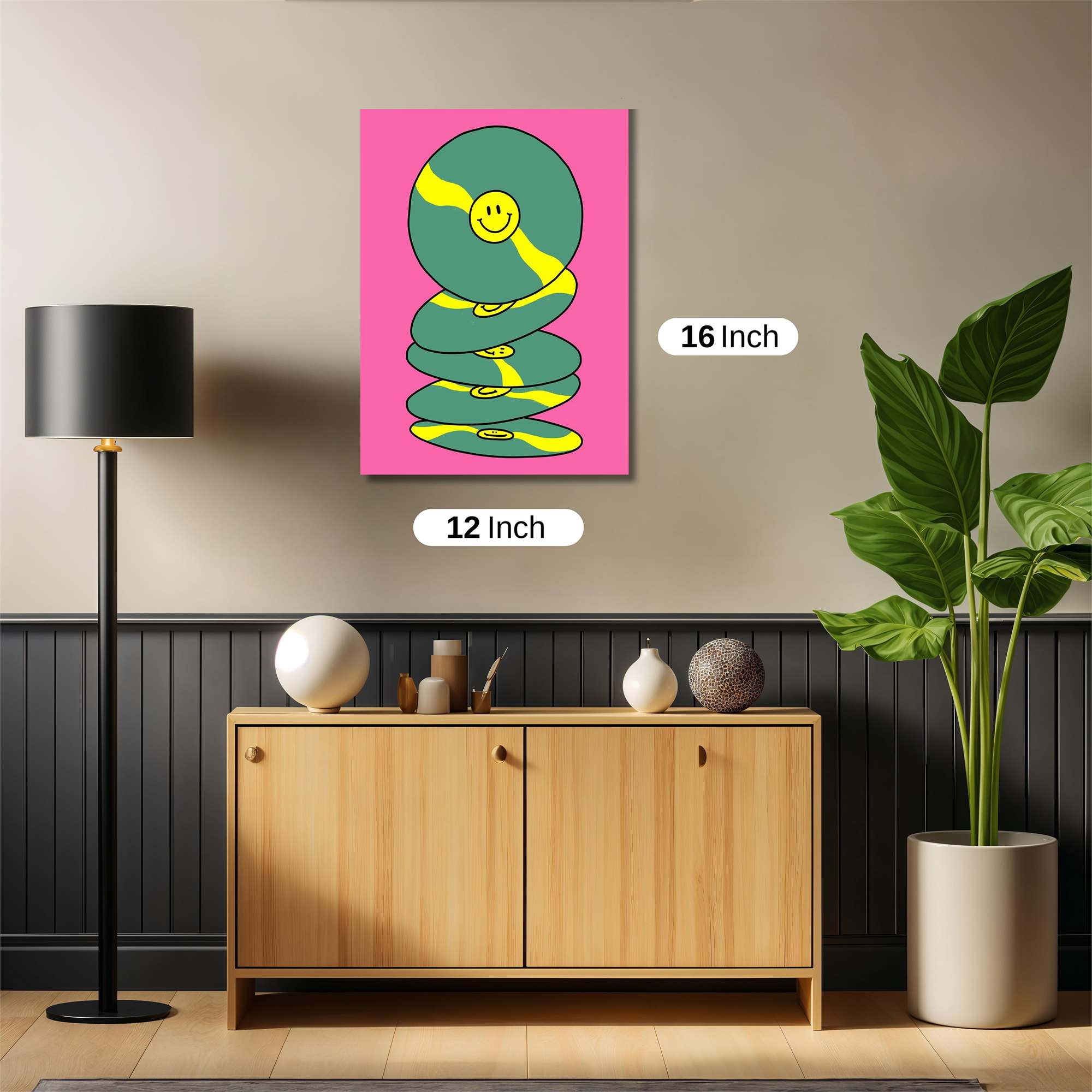 Smiley Stack Safe Wall Magnetic / M