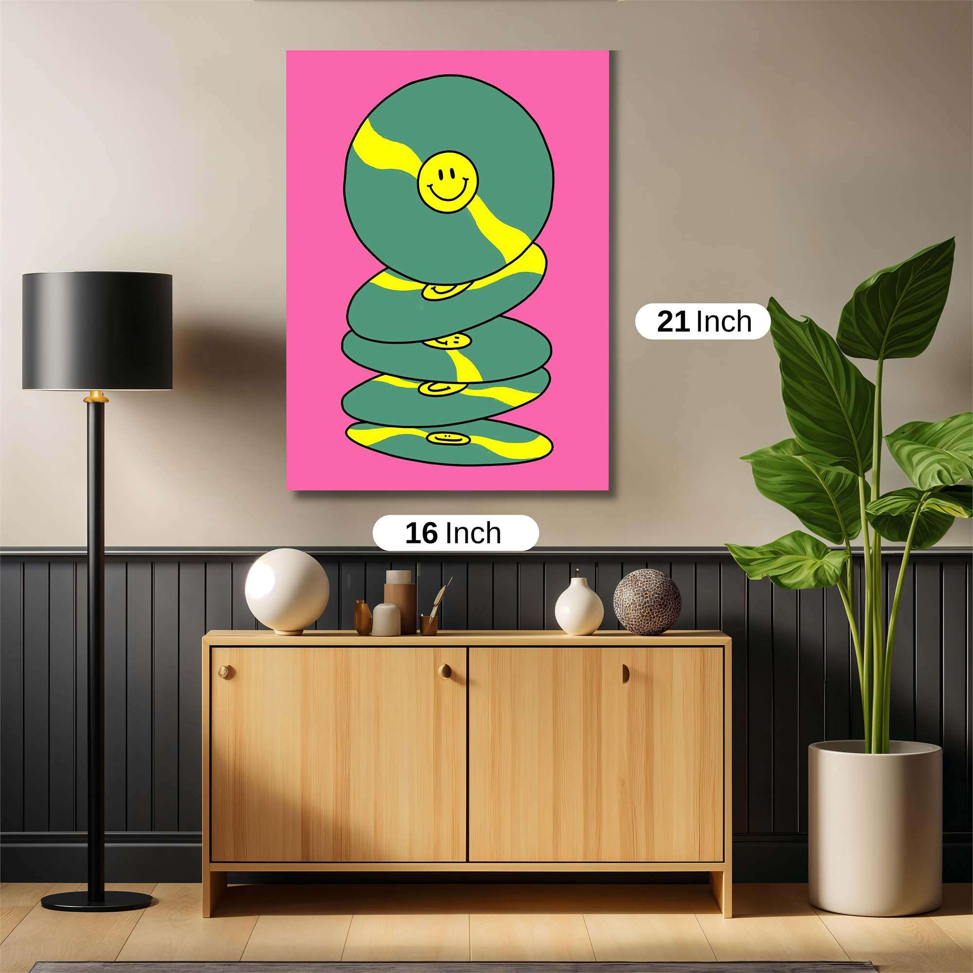 Smiley Stack Safe Wall Magnetic / M