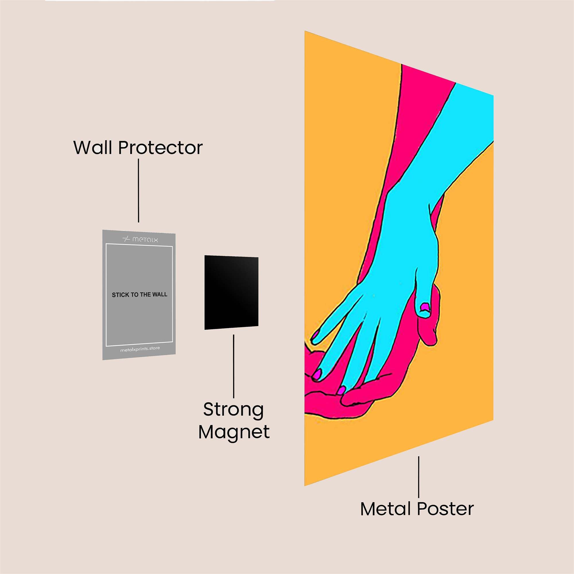 Harmony Embrace Safe Wall Magnetic / M