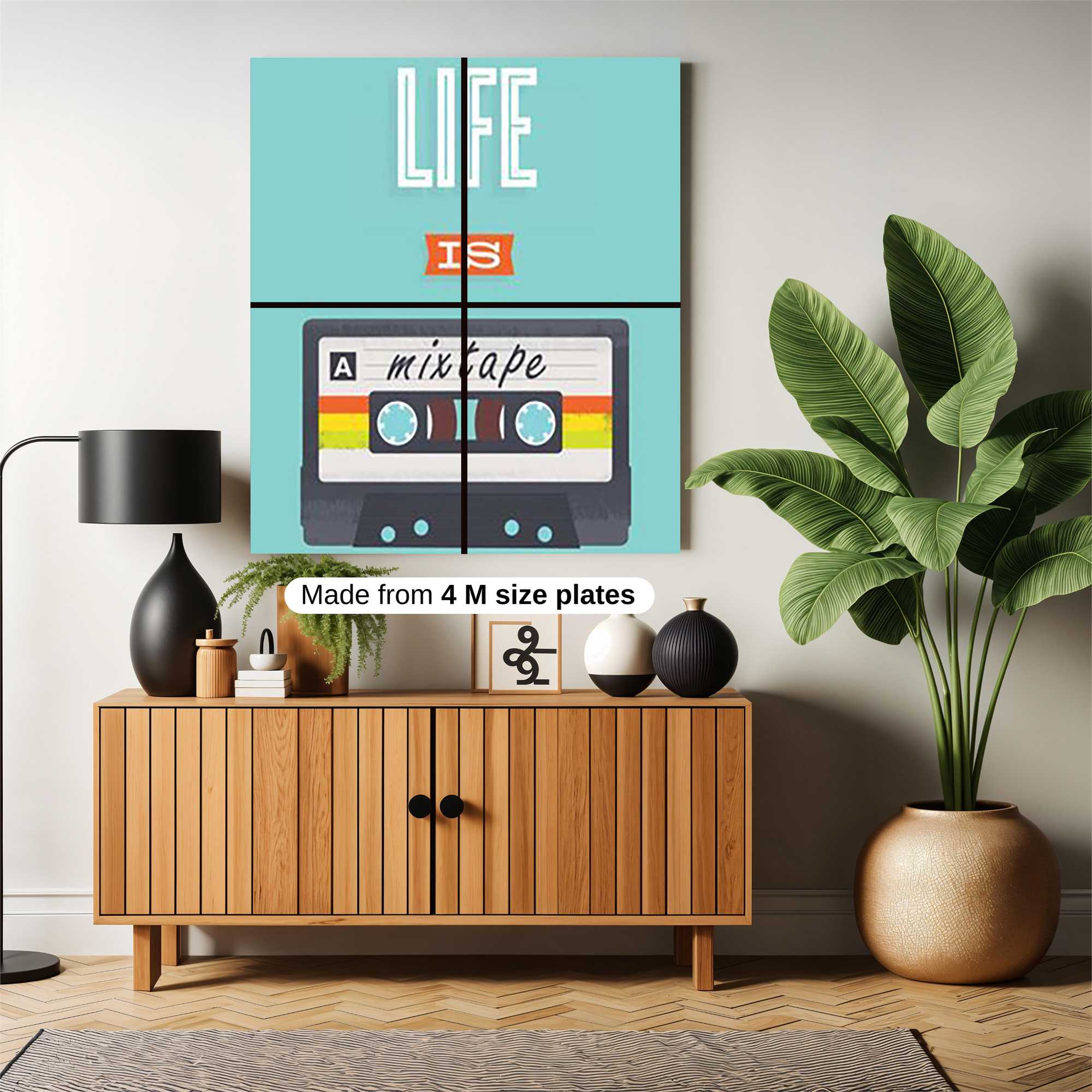 Life Nostalgic Safe Wall Magnetic / M