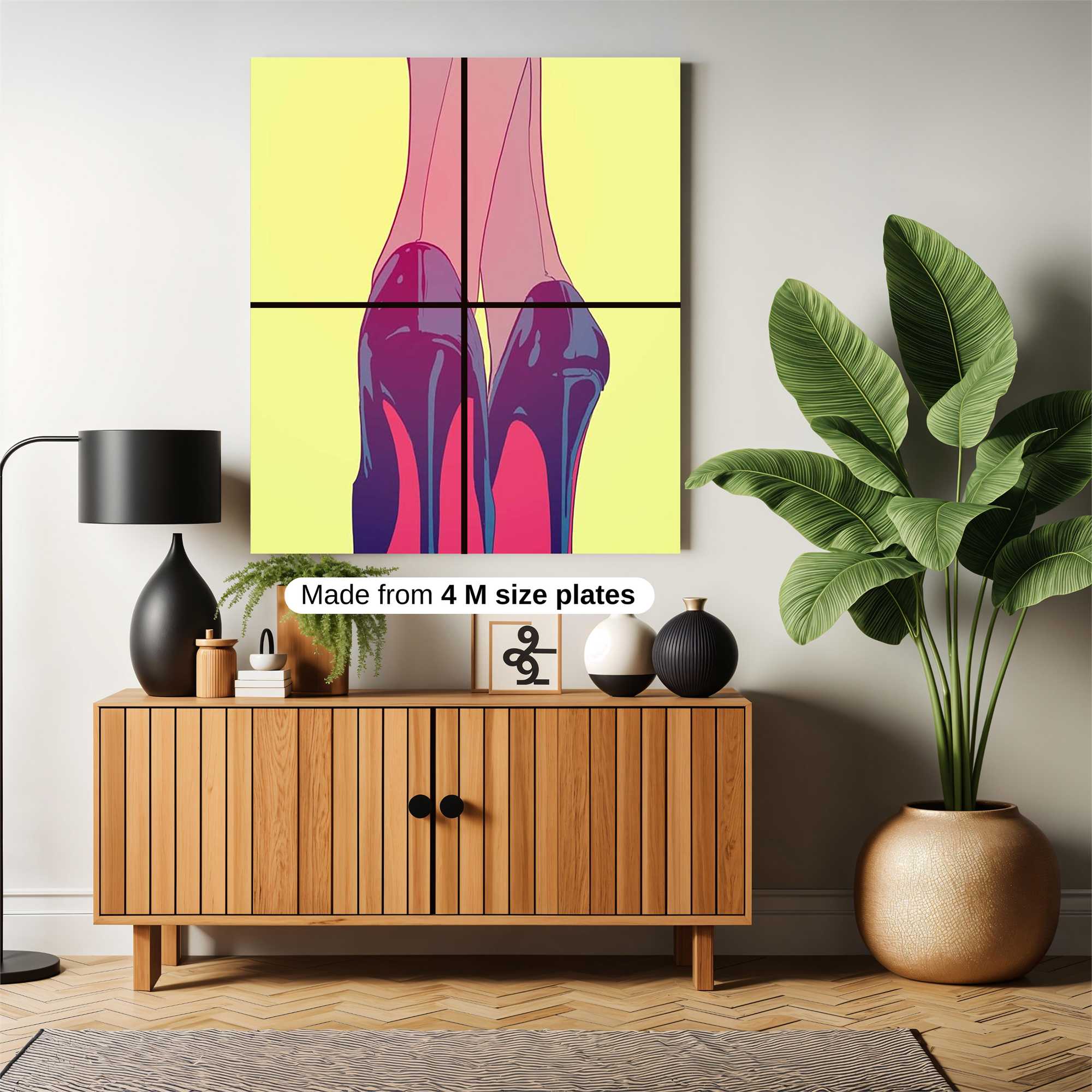 Heels Elegant Safe Wall Magnetic / M