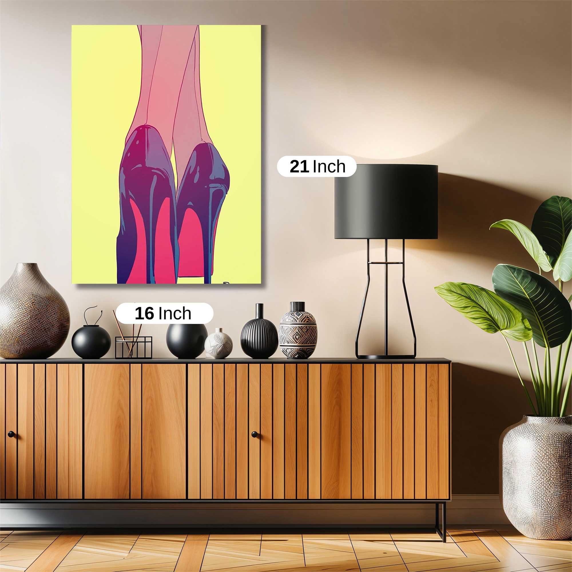 Heels Elegant Safe Wall Magnetic / M