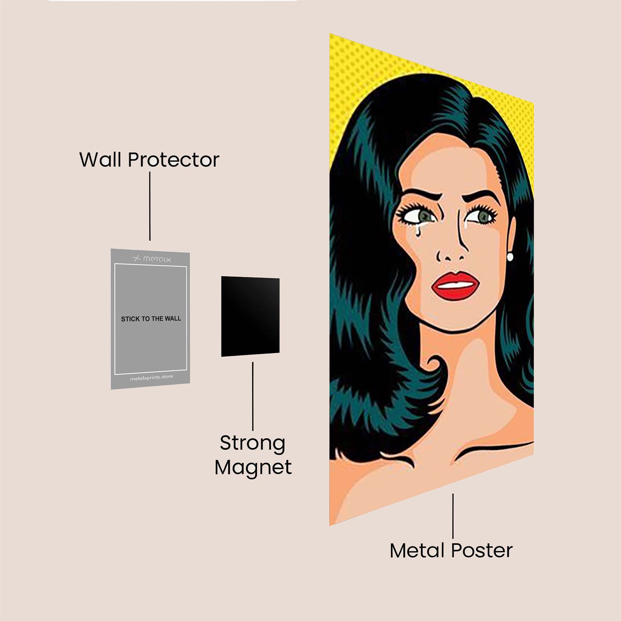 Diva Despair Safe Wall Magnetic / M