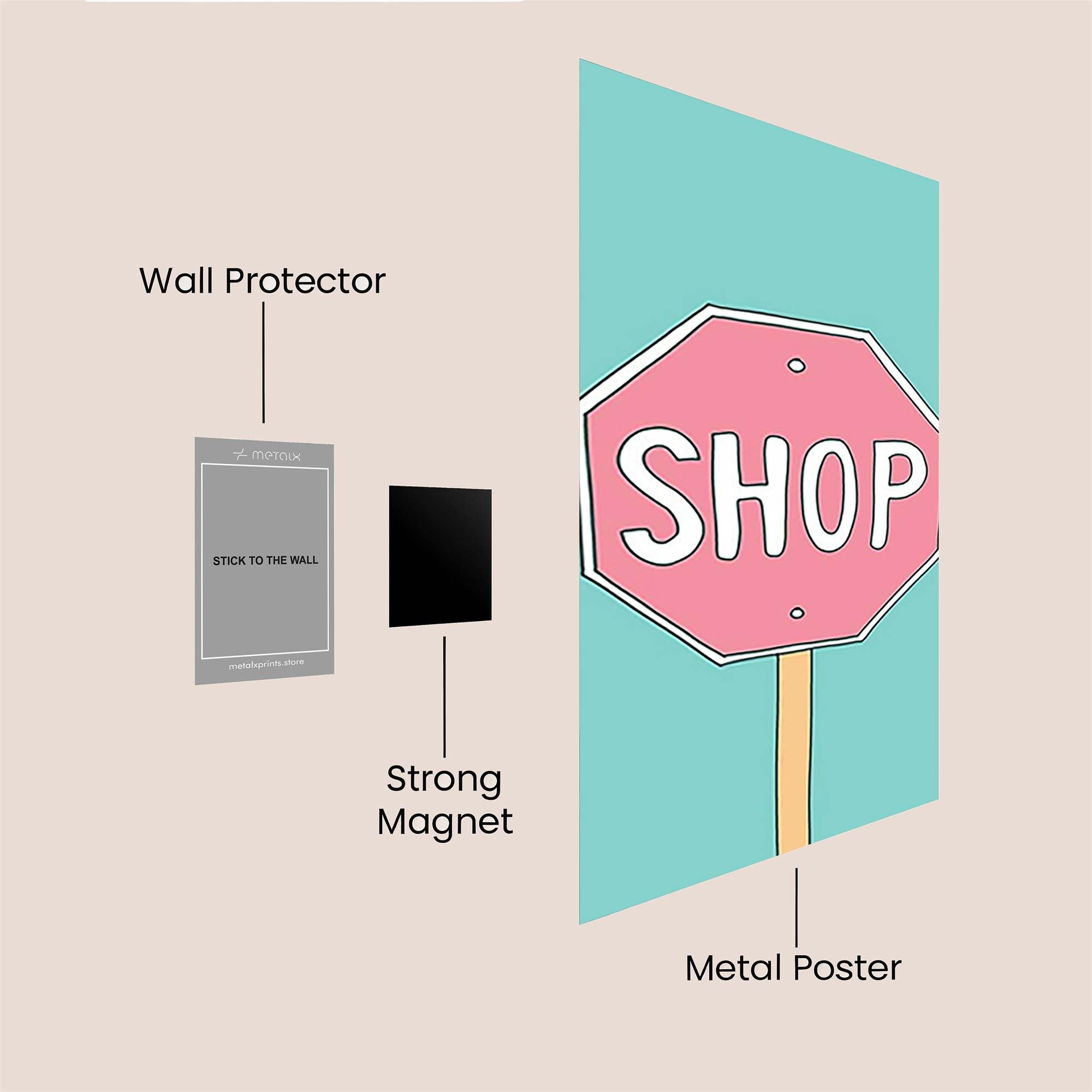 Shop Whimsy Safe Wall Magnetic / M